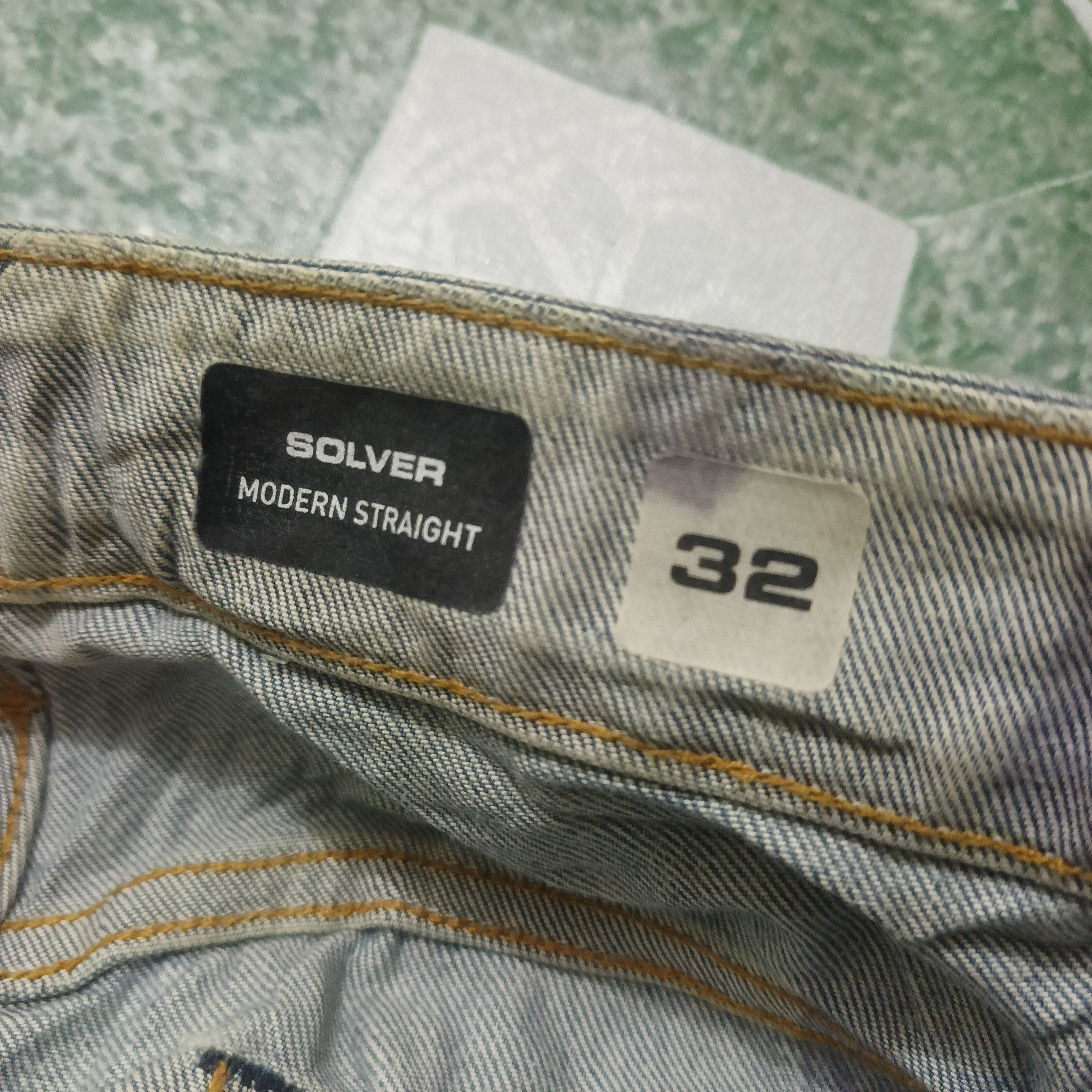 Volcom Volcom Stone Distressed denim Solver Modern Straight Size US 35 - 13 Thumbnail