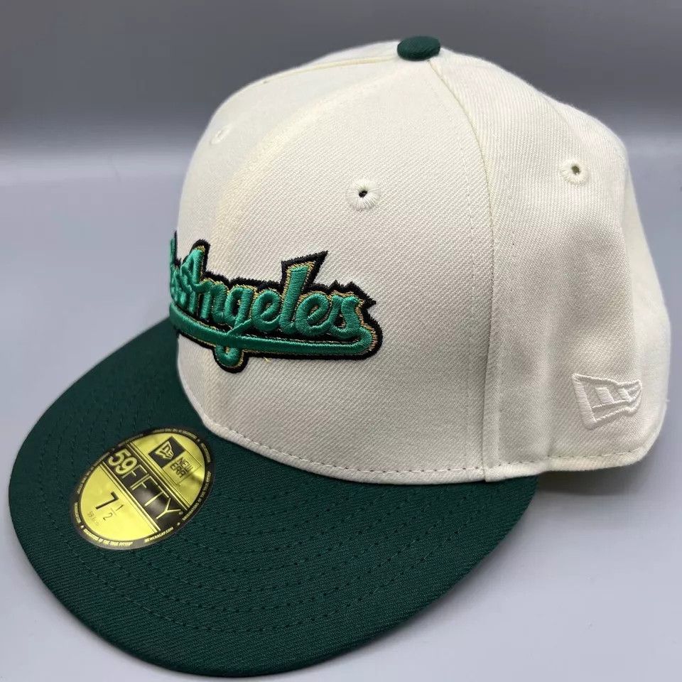 New Era Los Angeles LA Dodgers Hat Men 59Fifty Fitted Cap New Size ONE SIZE - 3 Thumbnail