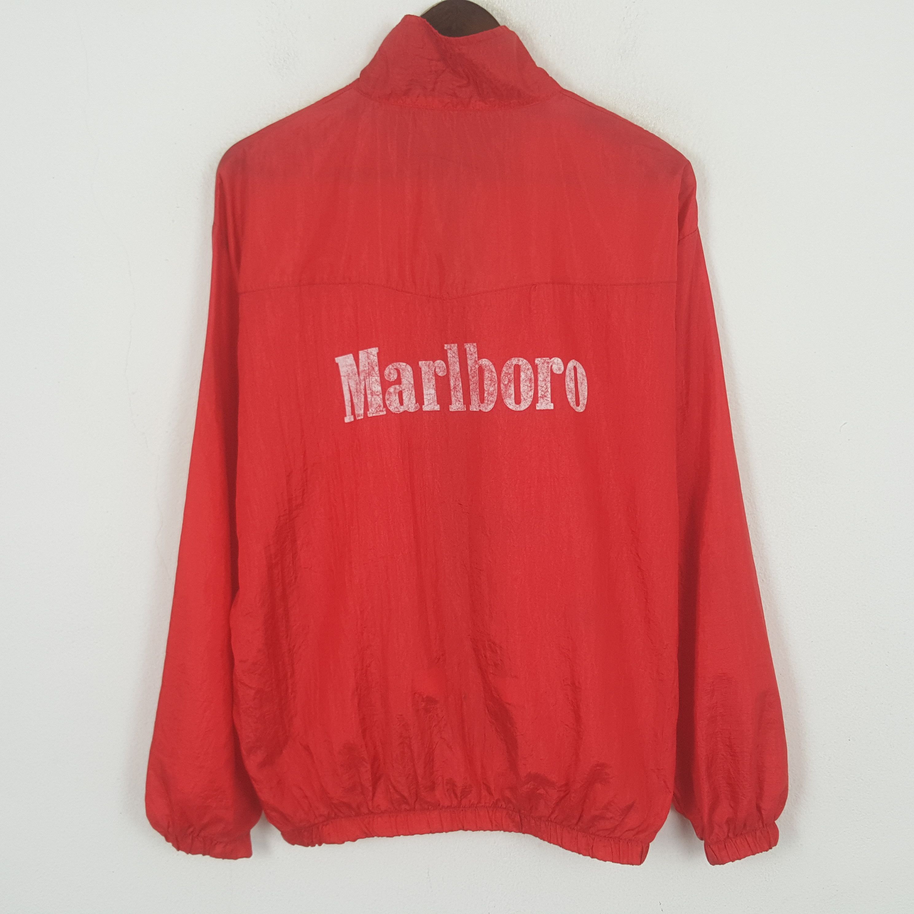 Marlboro Vintage Marlboro Windbreaker Jacket Size US L / EU 52-54 / 3 - 1 Thumbnail