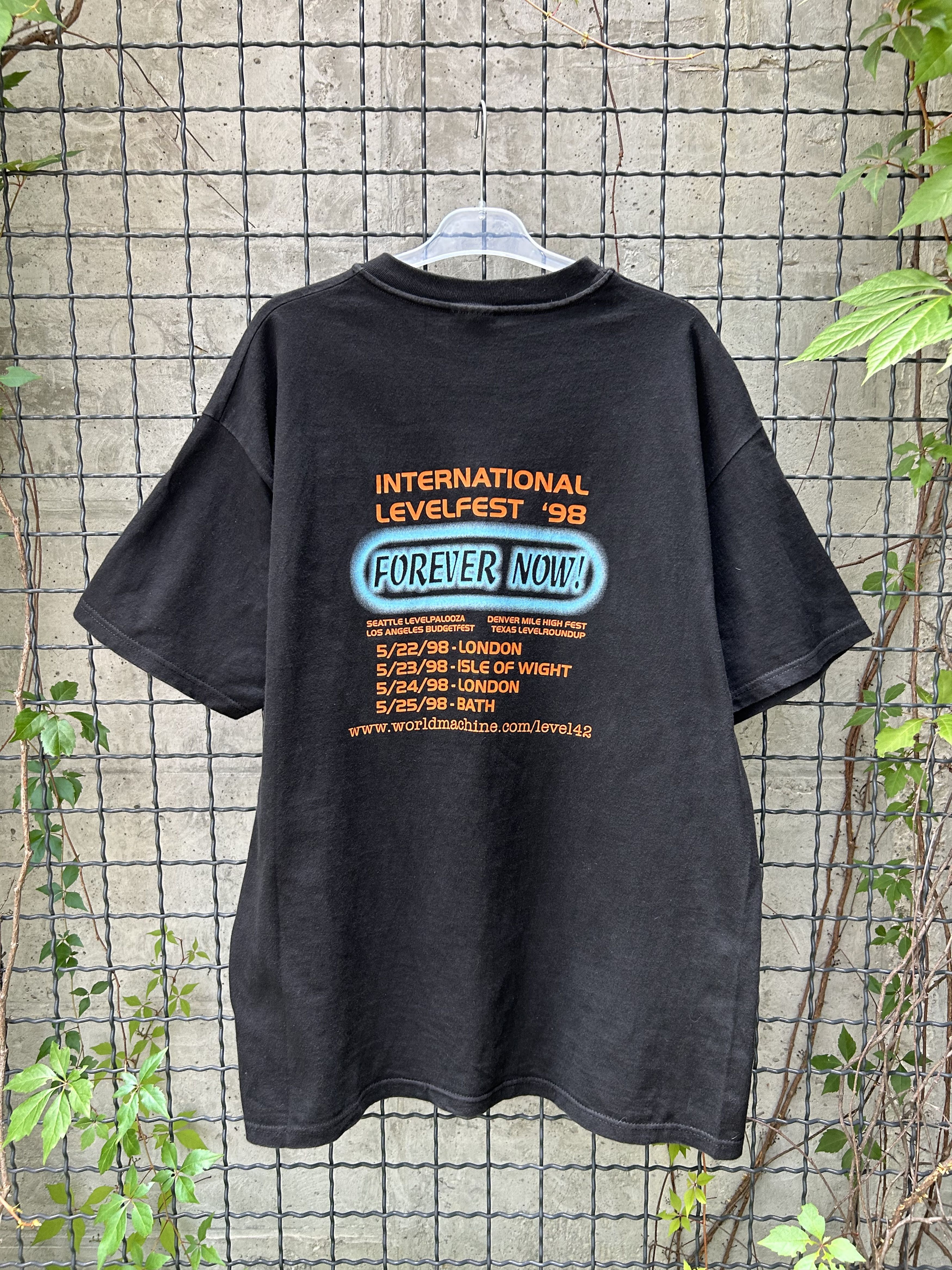Band Tees Vintage 1998 Level 42 Rock Band Tour T-shirt Size US XL / EU 56 / 4 - 2 Thumbnail