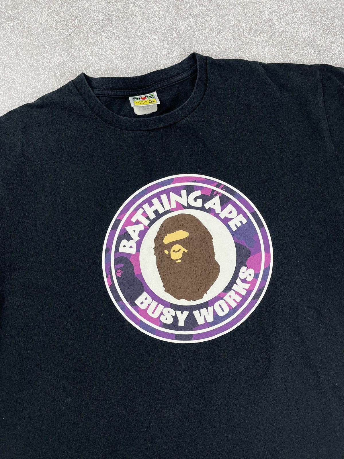 Bape Bape Busy Works Tee T Shirt Size US XXL / EU 58 / 5 - 2 Thumbnail