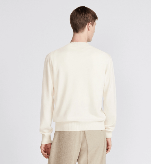 Dior o1w1db11225 483M64 Bobby Sweater in Ecru Size US M / EU 48-50 / 2 - 6 Thumbnail