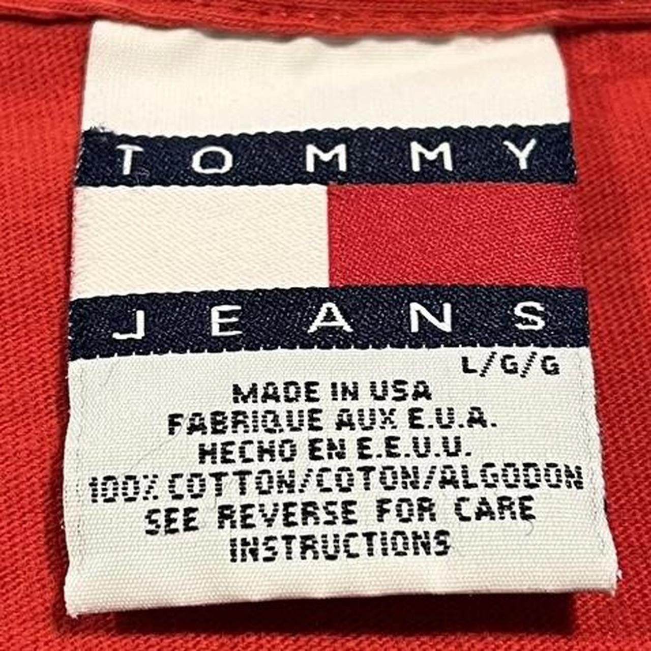 Tommy Hilfiger × Tommy Jeans × Vintage Vintage Tommy Hilfiger Jeans Classic Essential Tee Tshirt Size US L / EU 52-54 / 3 - 4 Thumbnail