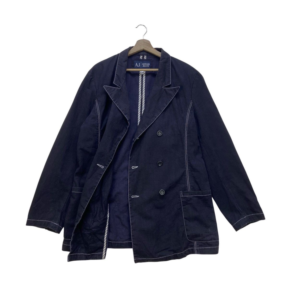 Armani Made in Italy Armani Jeans Workwear Chore Jacket Size US S / EU 44-46 / 1 - 2 Thumbnail