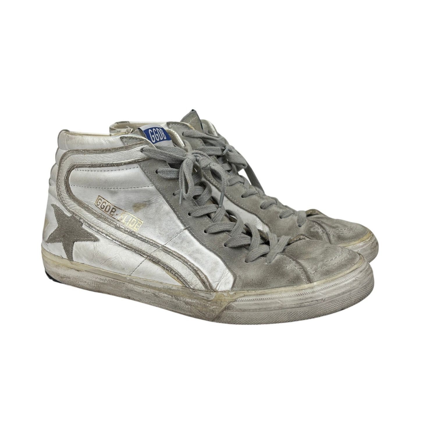 Golden Goose Golden Goose GGDB Slide High Top Leather Sneakers Men's 43 Size US 10 / EU 43 - 1 Thumbnail