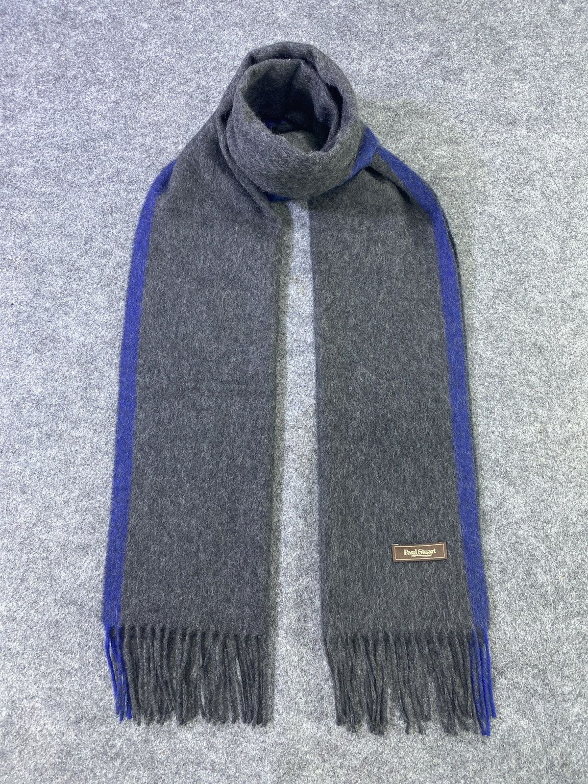 Paul Stuart × Vintage Paul Stuart Scarf / Muffler / Neckwear -T991 Size ONE SIZE - 1 Thumbnail