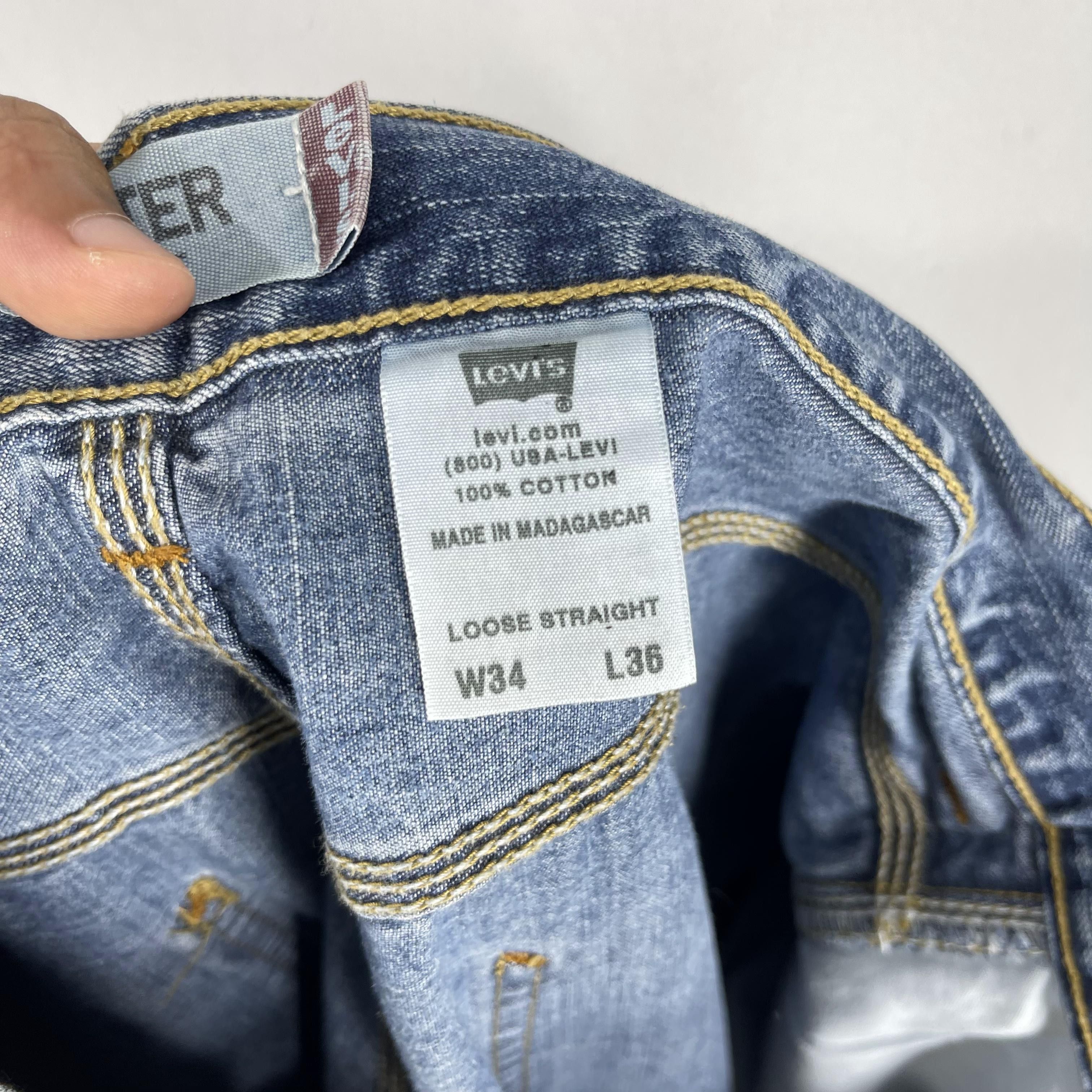 Levi's × Vintage Vintage Distressed Levis Carpenter Multi Pocket Jeans Size US 36 / EU 52 - 4 Thumbnail