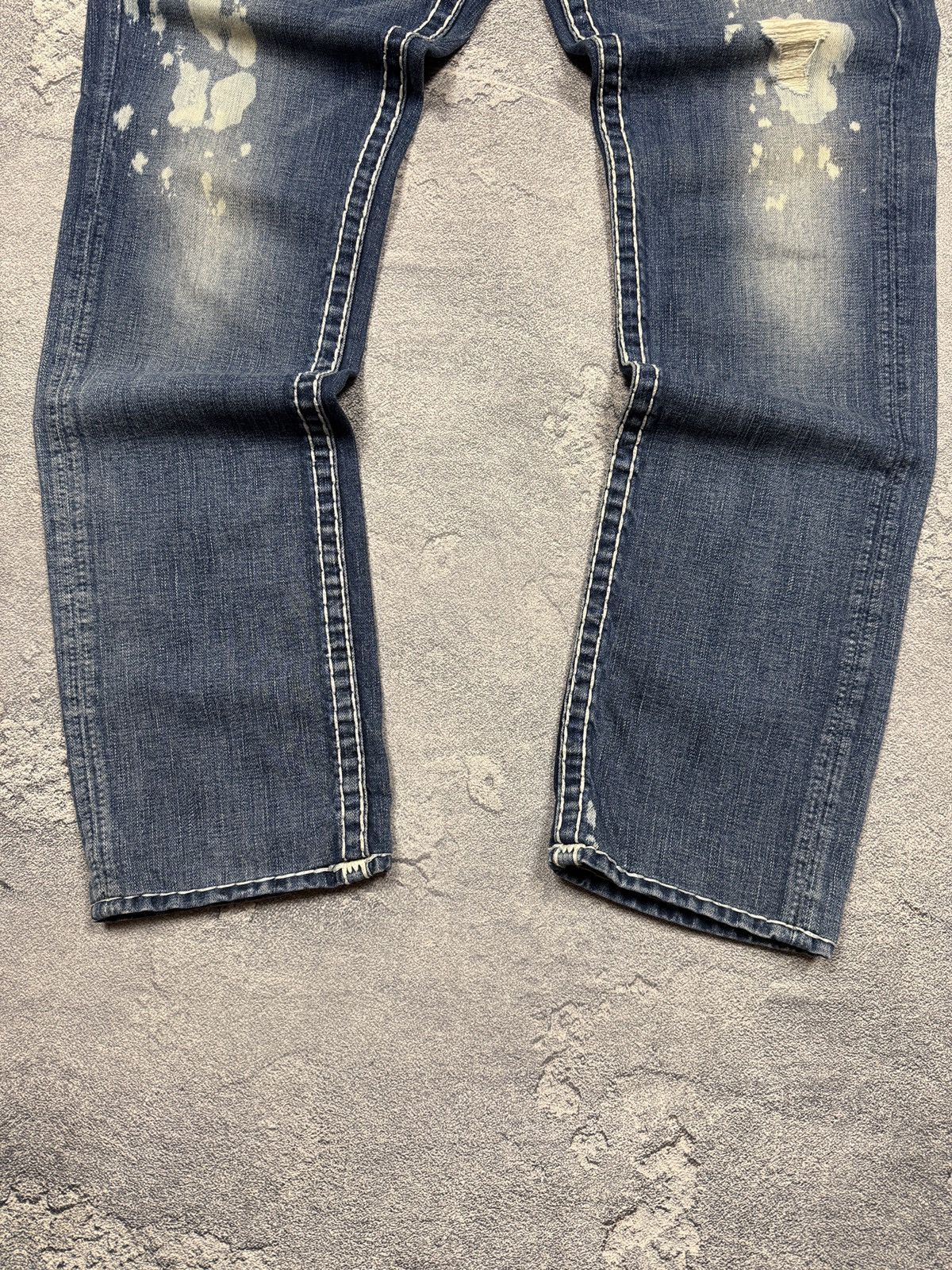 True Religion Crazy True Religion Jeans Big Logo StreetWear Size US 33 - 4 Thumbnail