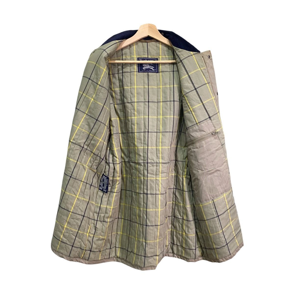 Burberry Vintage Burberry Corduroy Collar Hunting Canvas Field Jacket Size US L / EU 52-54 / 3 - 3 Thumbnail