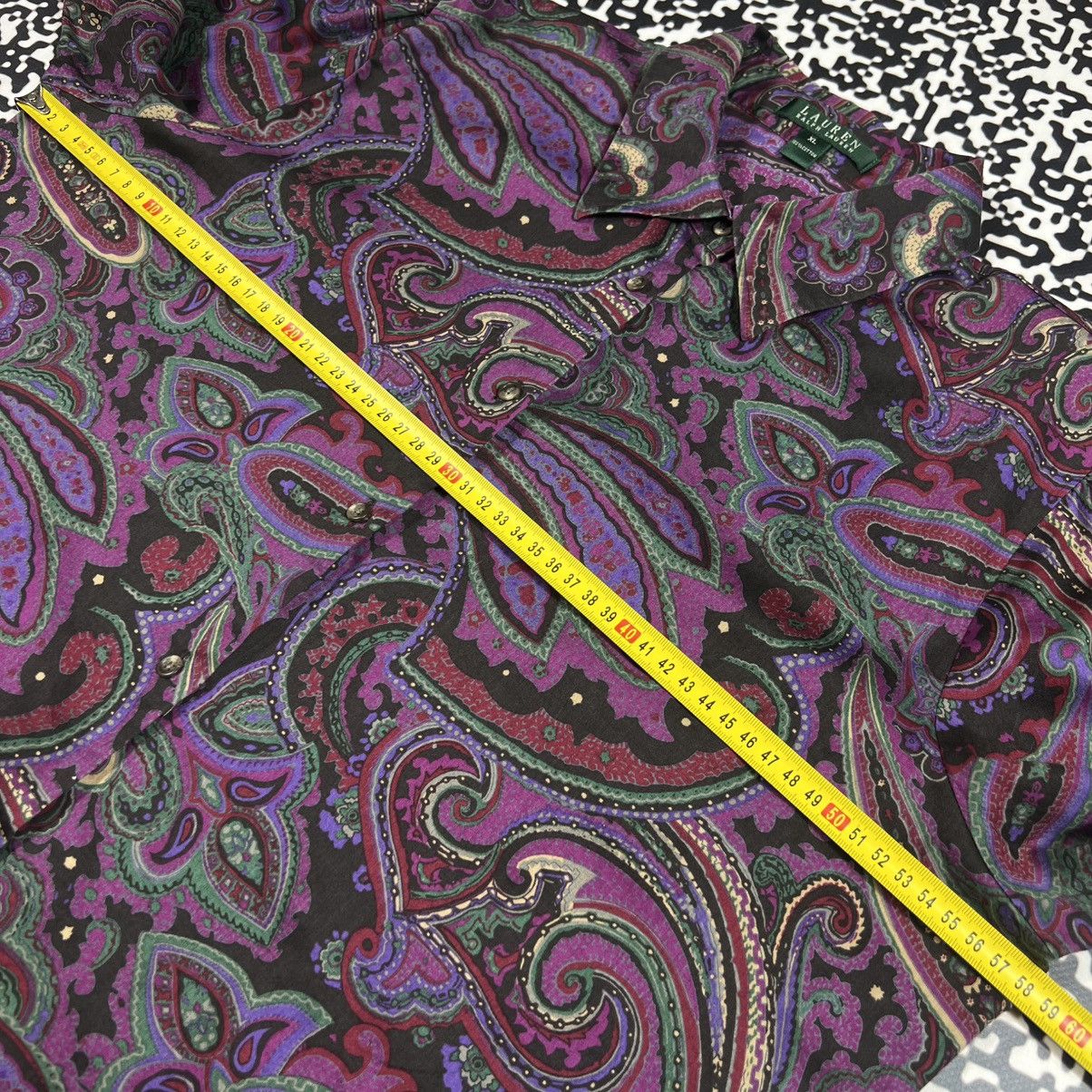 Polo Ralph Lauren Vintage Y2K Polo Ralph Lauren Abstract Style Shirt Retro Size XL / US 12-14 / IT 48-50 - 21 Thumbnail