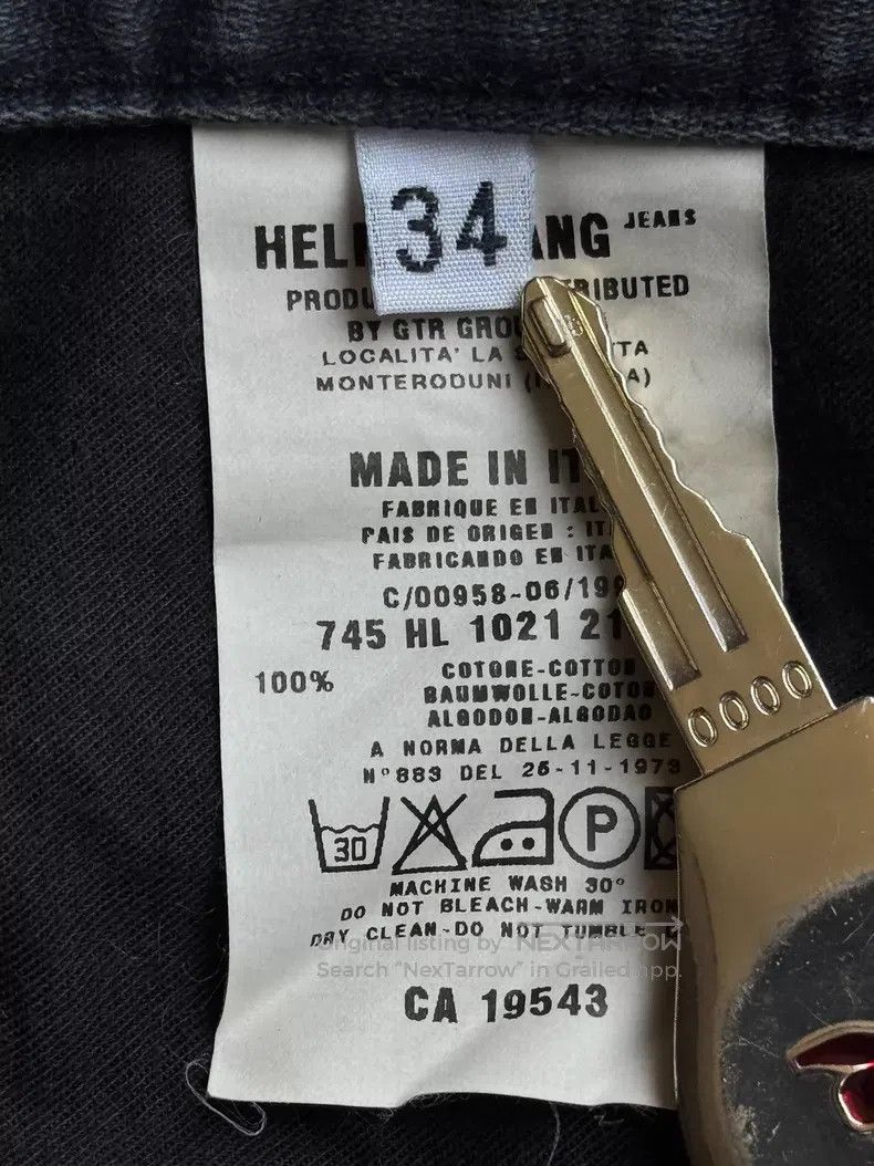 Helmut Lang Helmut Lang Washed Single Pocket Denim Pants Size US 34 / EU 50 - 6 Thumbnail