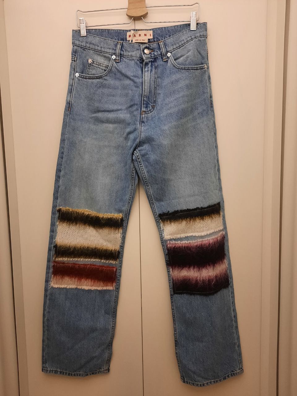 Marni *New* Mohair Patch Jeans Size US 29 - 1 Thumbnail