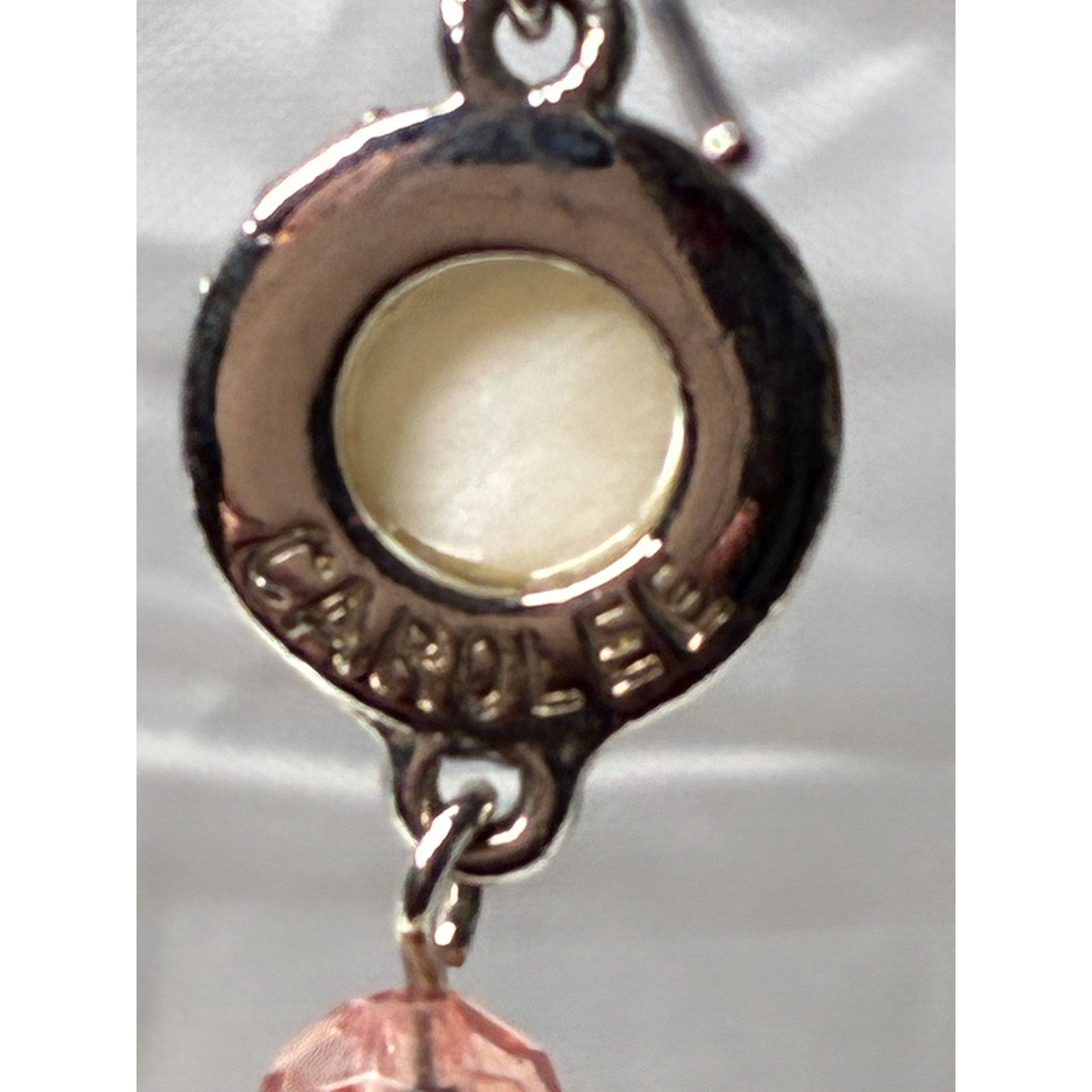 Other Carolee Mother of Pearl Accents Dangle Earrings Silver Tone Size ONE SIZE - 2 Thumbnail