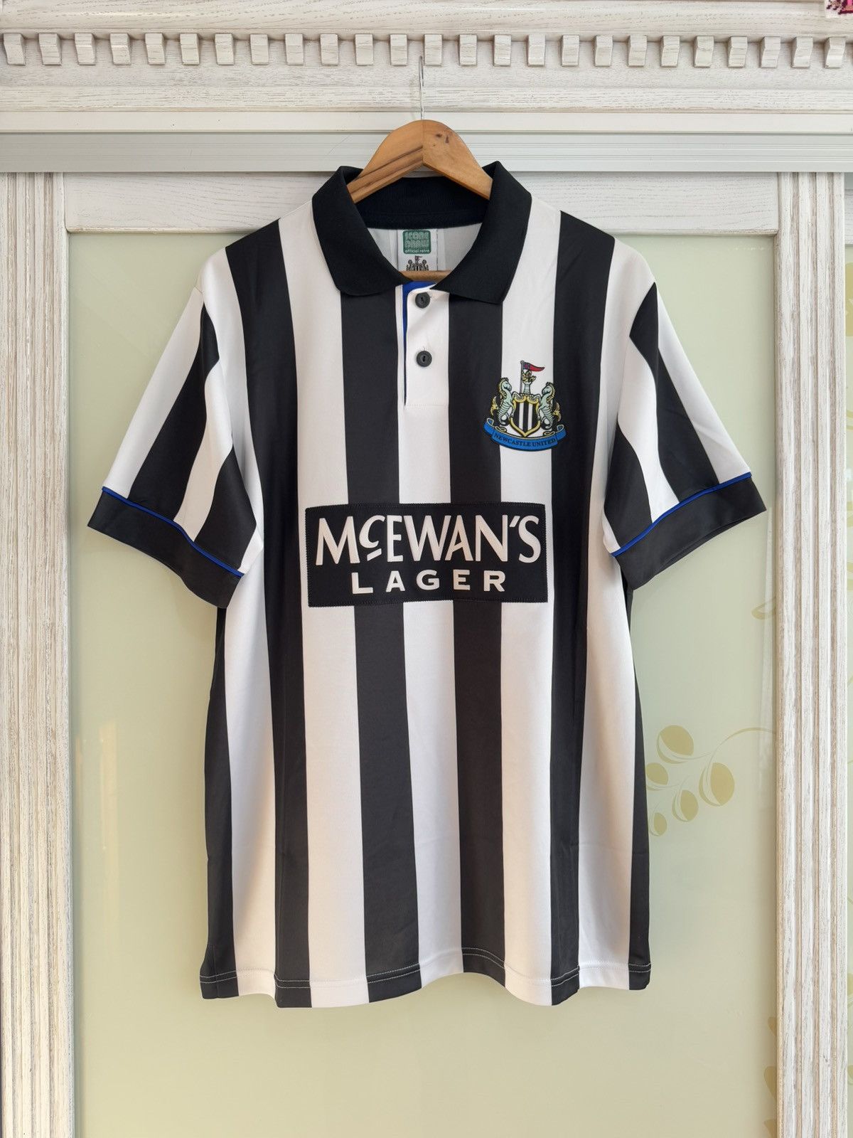 Vintage Vintage Newcastle United 1994-1995 Score Draw Soccer Jersey Size US L / EU 52-54 / 3 - 1 Thumbnail