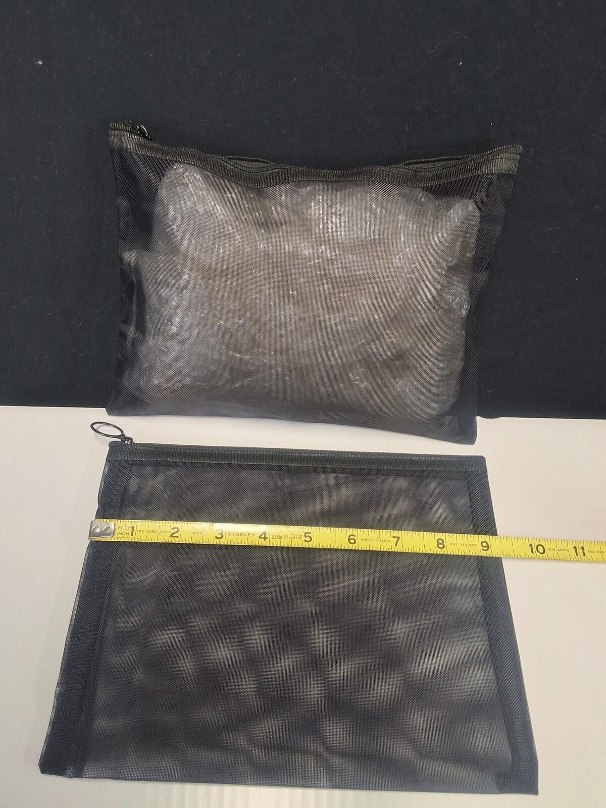 Genetic Manipulation Shinichiro Kuriya Set of 4 Black Mesh Zip Pouches - Versatile Storage Bags Size ONE SIZE - 2 Thumbnail