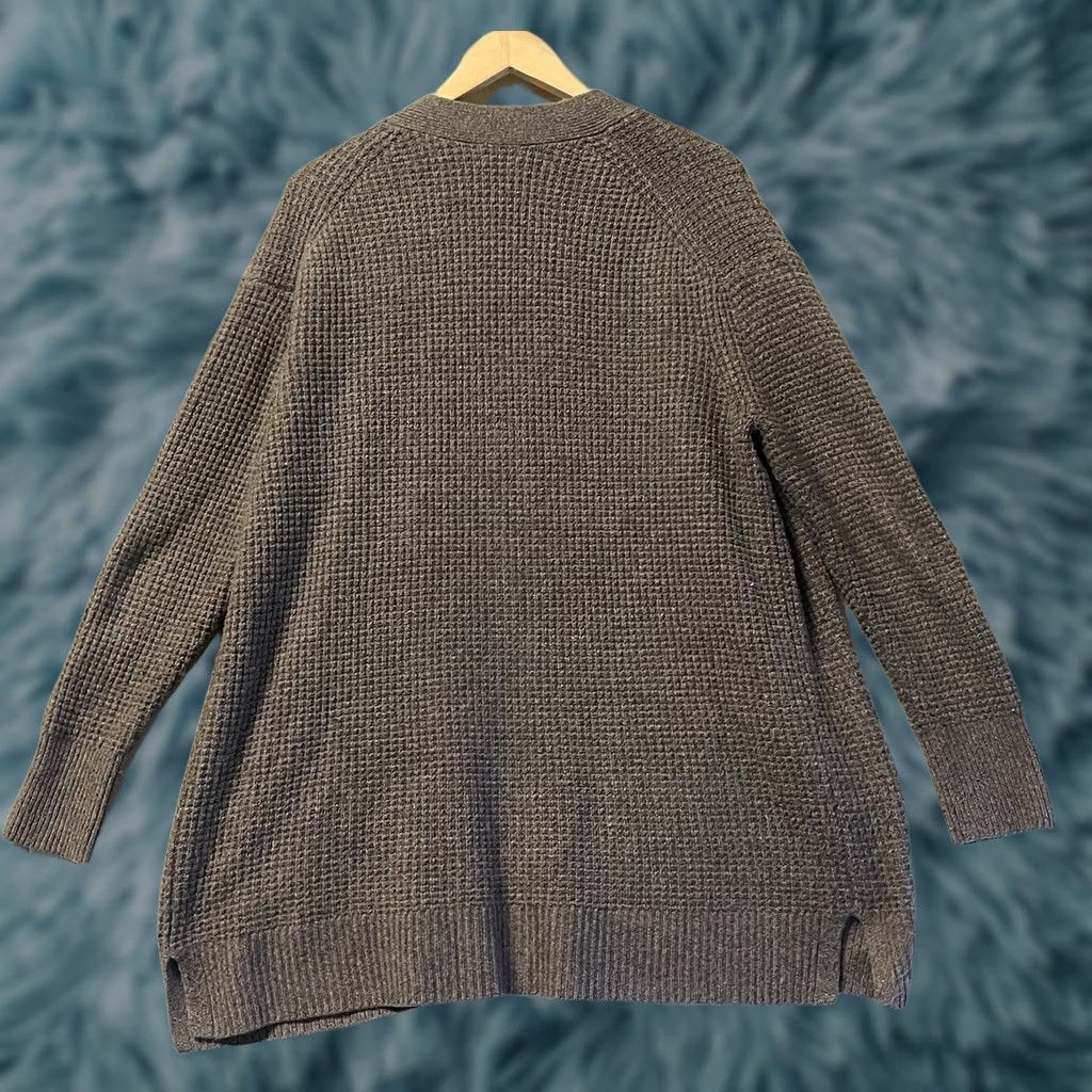 Vintage Caslon Cardigan Waffle Knit Brown XL Women Regular Size Cardigan Casual Women’s Caslon Brown XL Size XL / US 12-14 / IT 48-50 - 1 Thumbnail