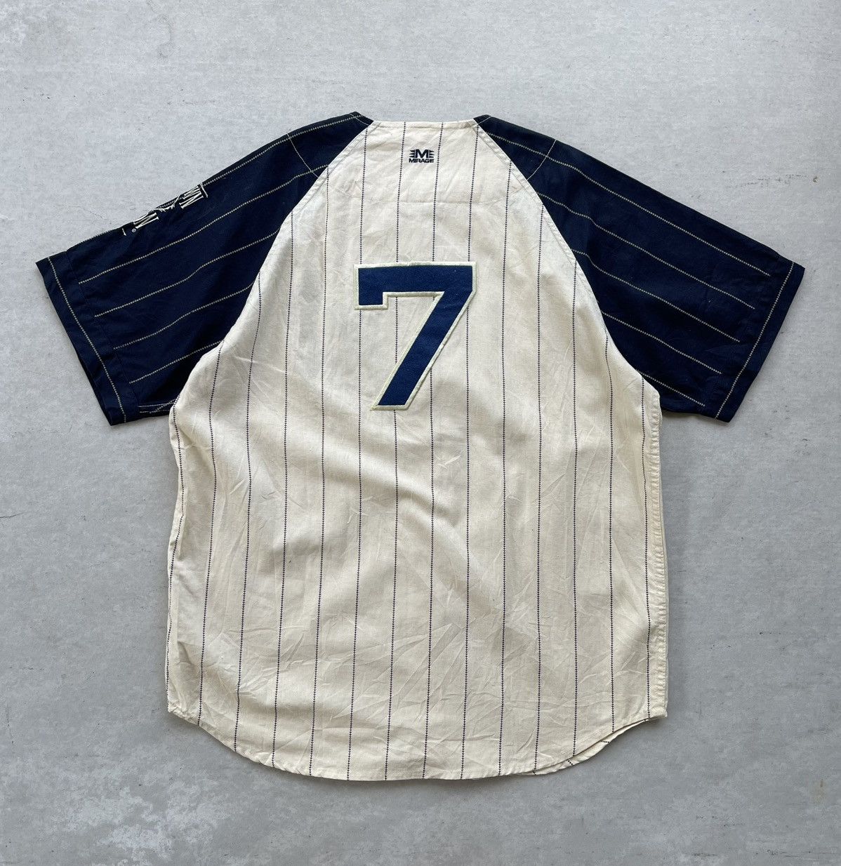 Cooperstown Collection 🔥Vintage 90's Mirage New York Yankees Baseball Shirt Size US M / EU 48-50 / 2 - 8 Thumbnail