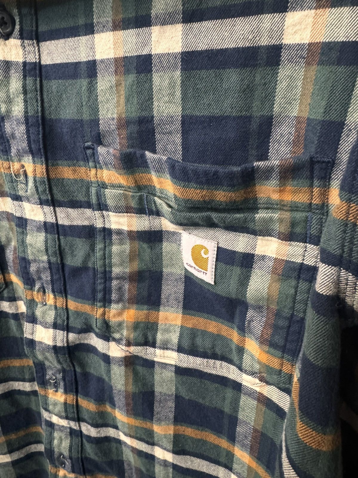 Carhartt Green Carhartt Flannel Size US L / EU 52-54 / 3 - 3 Thumbnail
