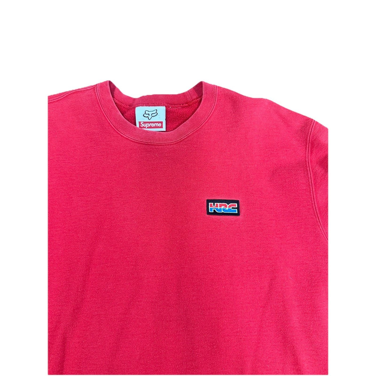 Supreme SUPREME HONDA FOX RACING CREWNECK RED SIZE M SS21 SWEATSHIRT Size US M / EU 48-50 / 2 - 2 Thumbnail