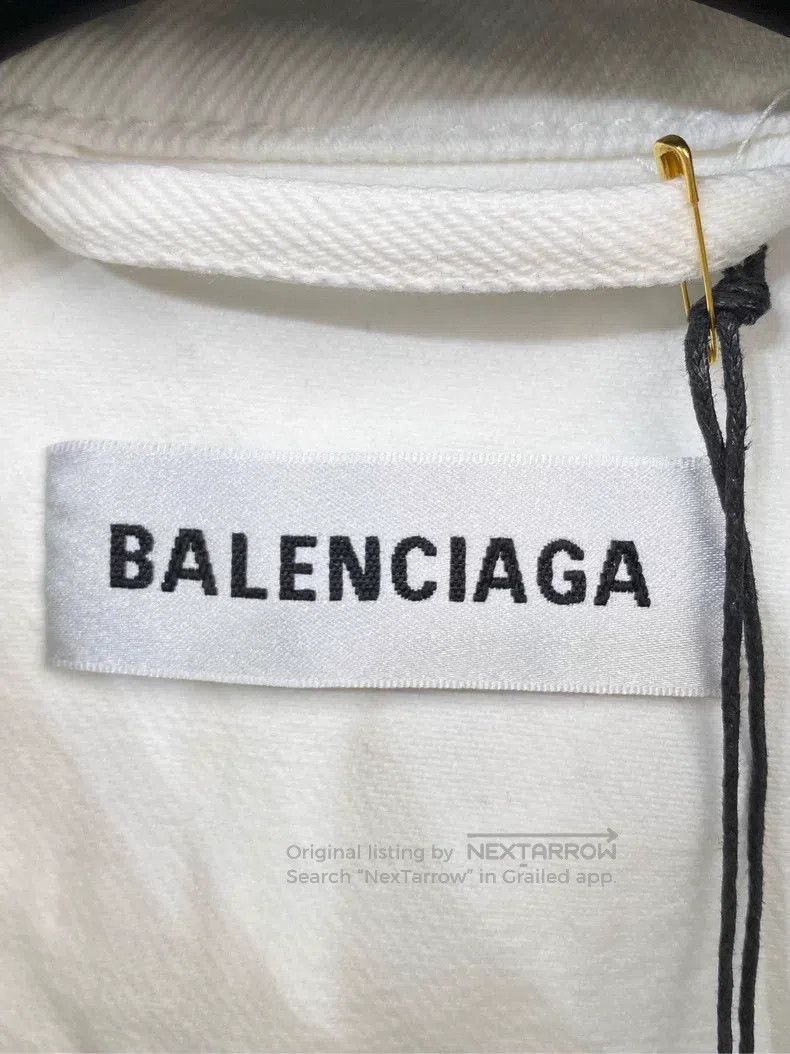 Balenciaga Balenciaga Distressed Denim Jacket Size XS / US 0-2 / IT 36-38 - 6 Thumbnail
