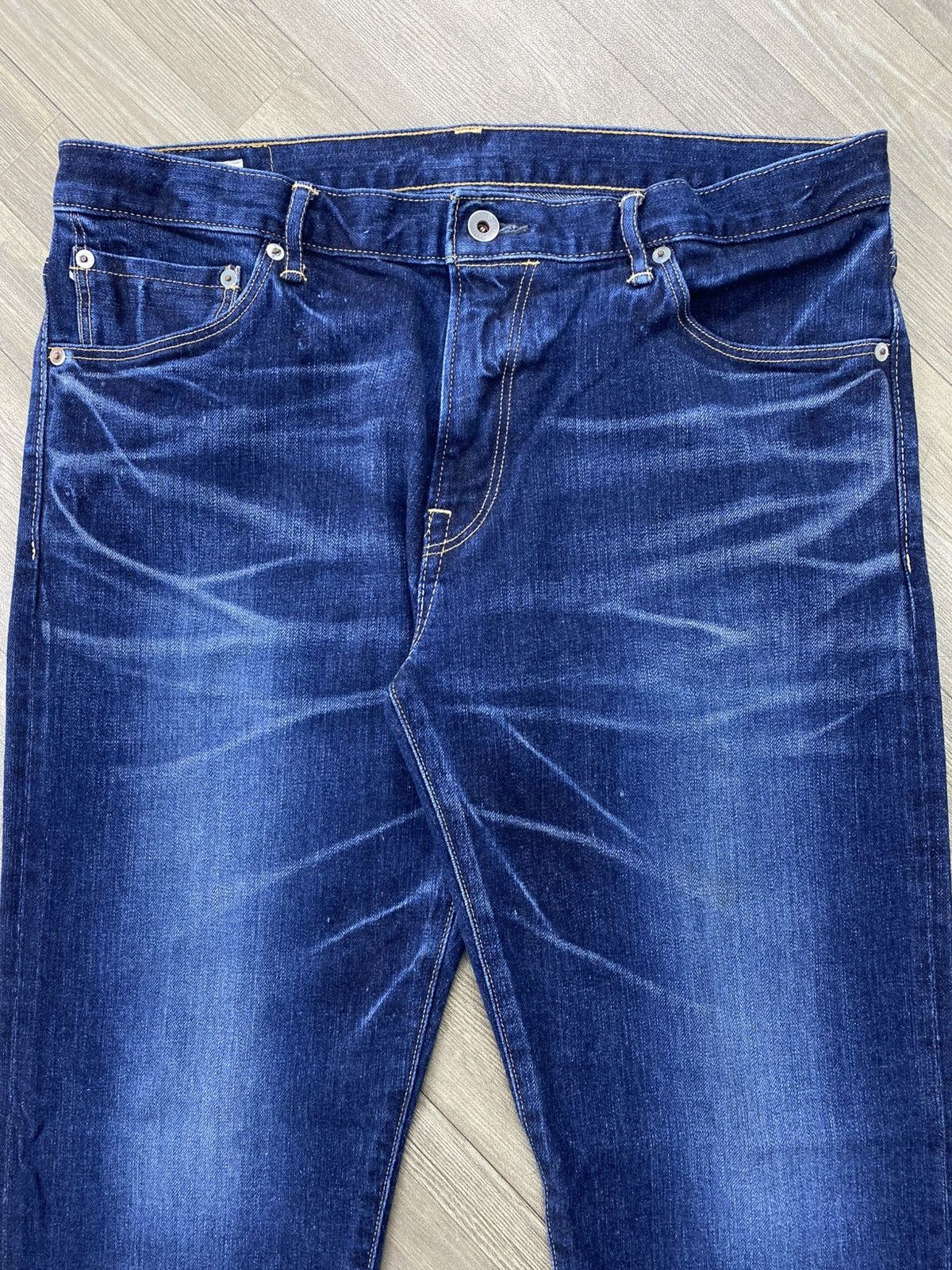 Spellbound 🇯🇵Vintage Spellbound Japan Selvedge Faded Straight Blue Jeans Size US 34 / EU 50 - 5 Thumbnail
