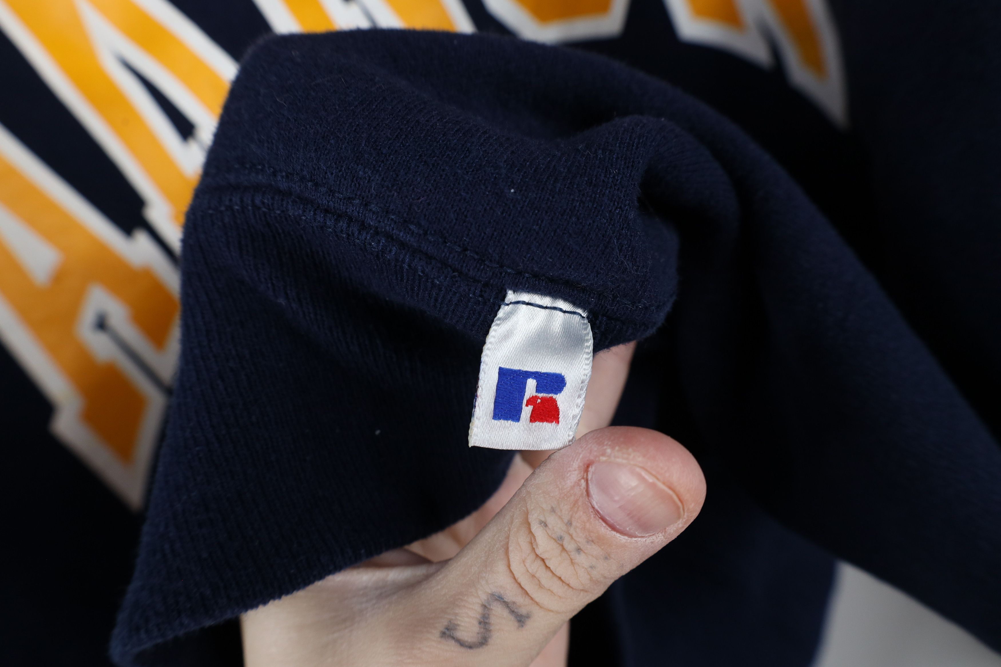 Russell Athletic × Vintage Vintage 90s Russell Athletic University of Akron Sweatshirt Size US XL / EU 56 / 4 - 5 Thumbnail