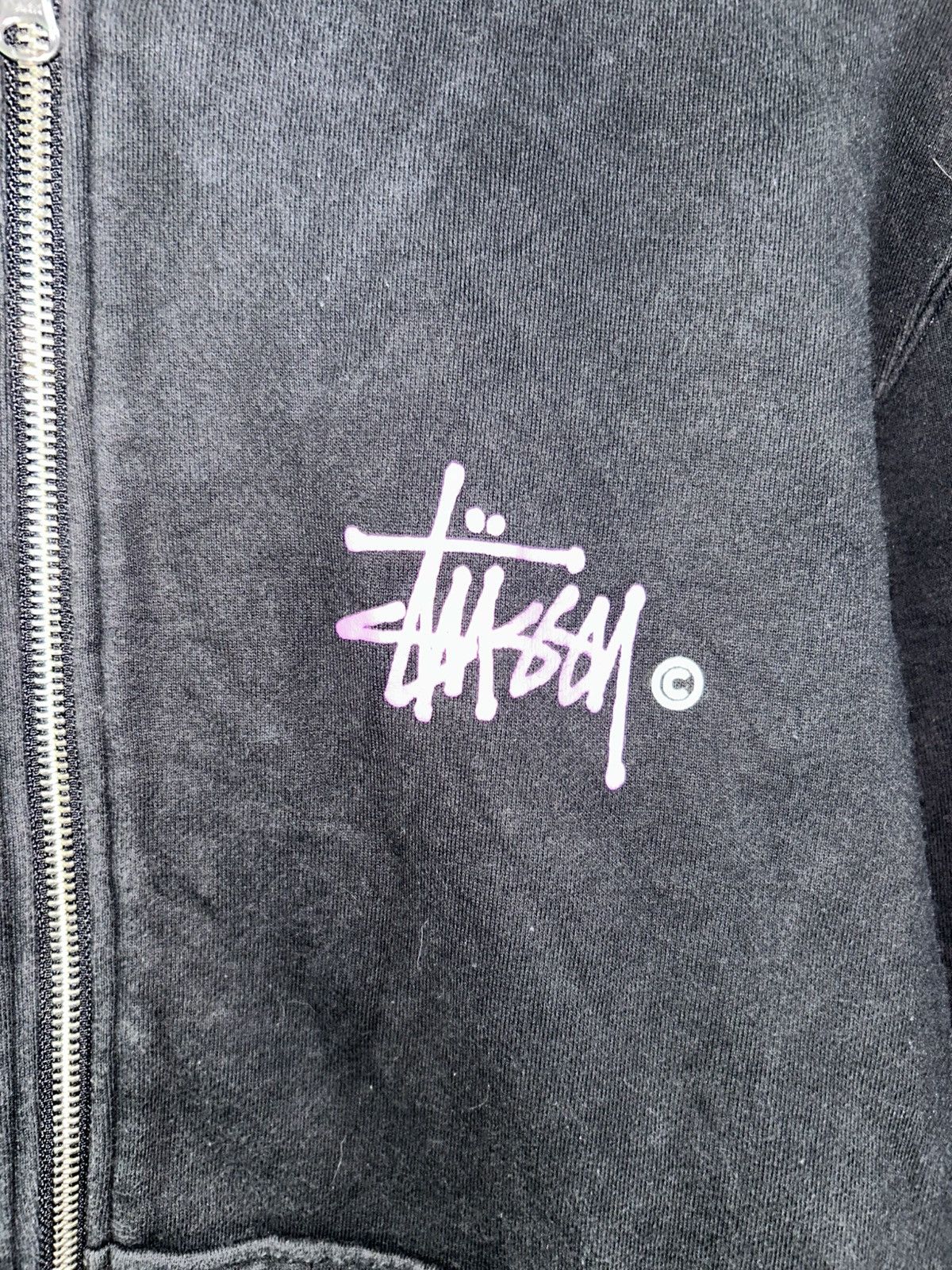 Stussy Basic Logo Zip Up Hoodie Size US L / EU 52-54 / 3 - 16 Thumbnail