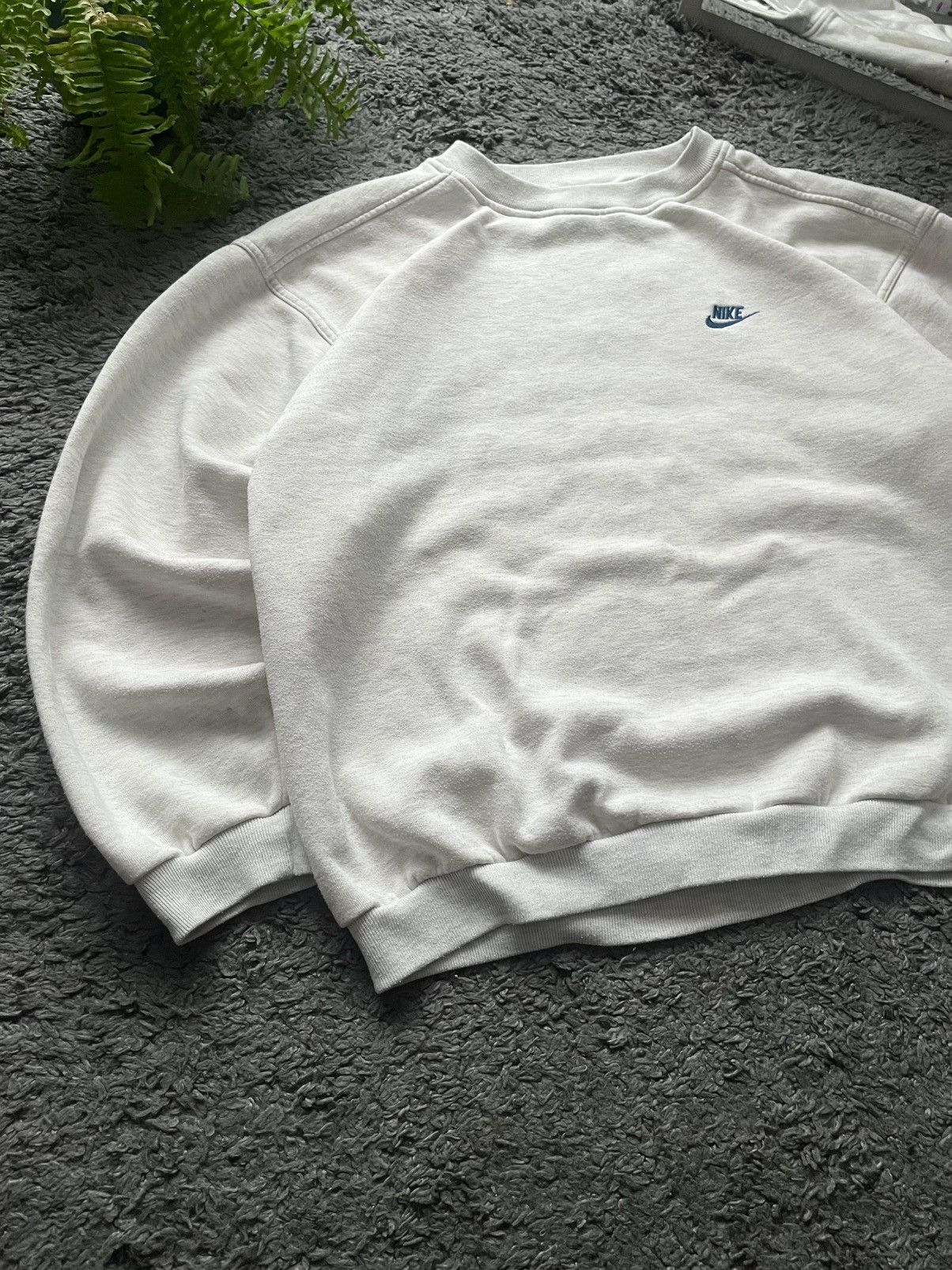 Nike × Vintage 90s Nike Vintage Sweatshirt Streetwear Logo Rare Oversize Size US L / EU 52-54 / 3 - 6 Thumbnail