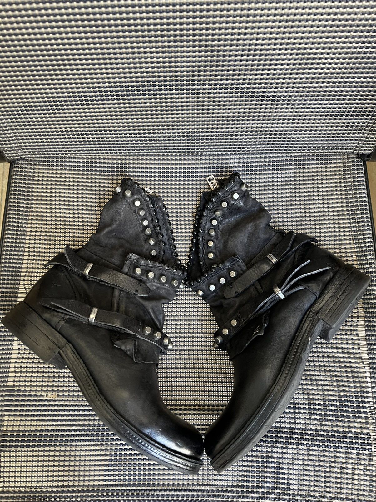 A.S.98 A.S.98 Vianne black studded boots Size US 5.5 / EU 38 - 5 Thumbnail