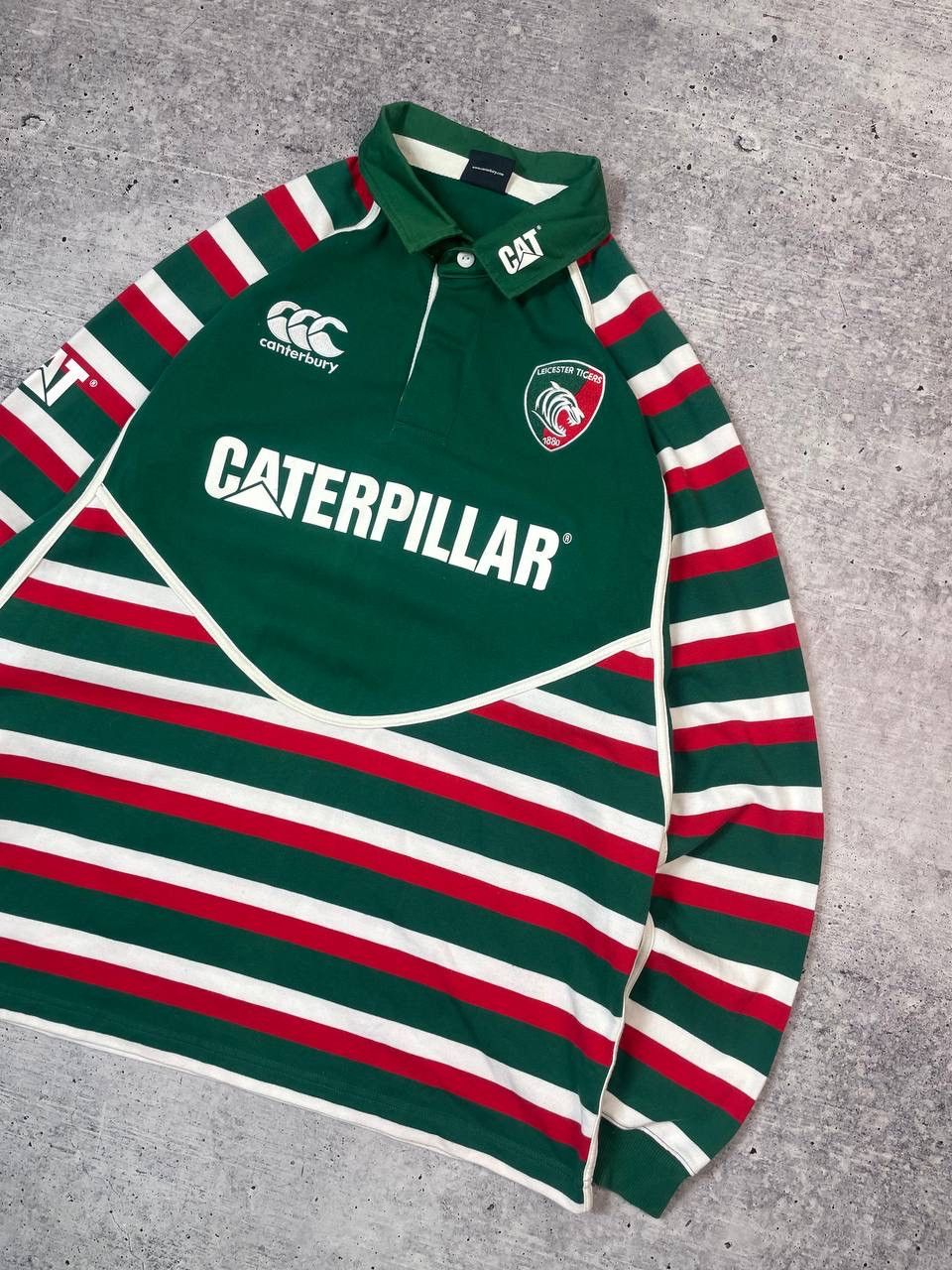Canterbury of New Zealand Vintage Canterbury Leicester Tigers Rugby Long Shirt Y2K Size US XL / EU 56 / 4 - 3 Thumbnail