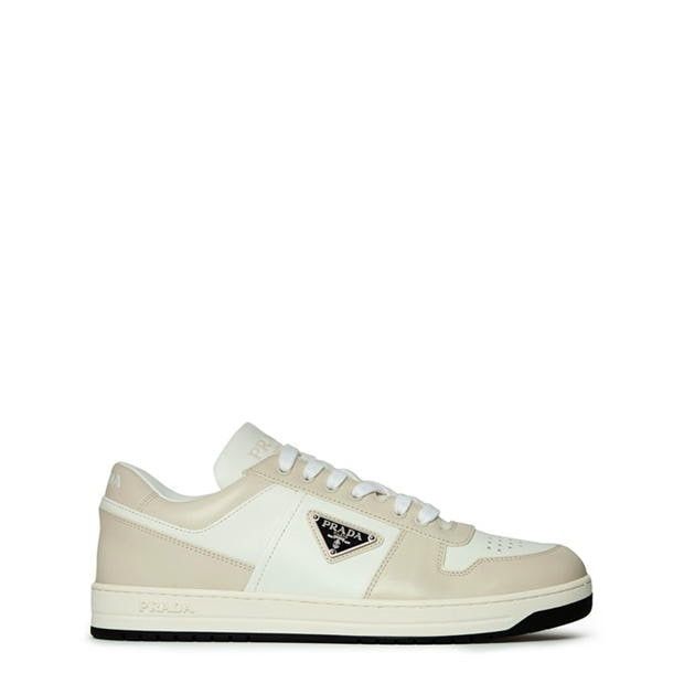 Prada Men'S Downtown Leather Low Top Trainers Size US 10 / EU 43 - 1 Thumbnail