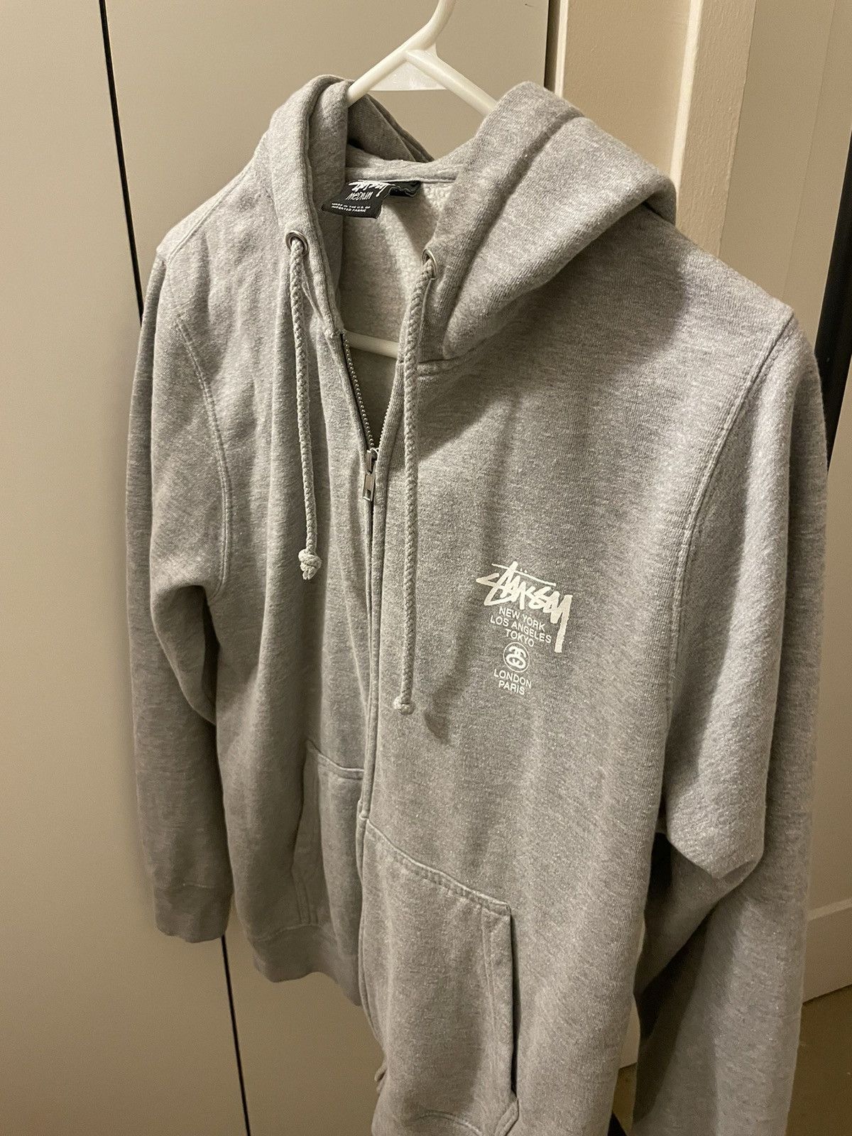トップス stussy GREAT FUTURE ZIP HOODIE Stussy Great Future Zip Hood Black | Glue Store