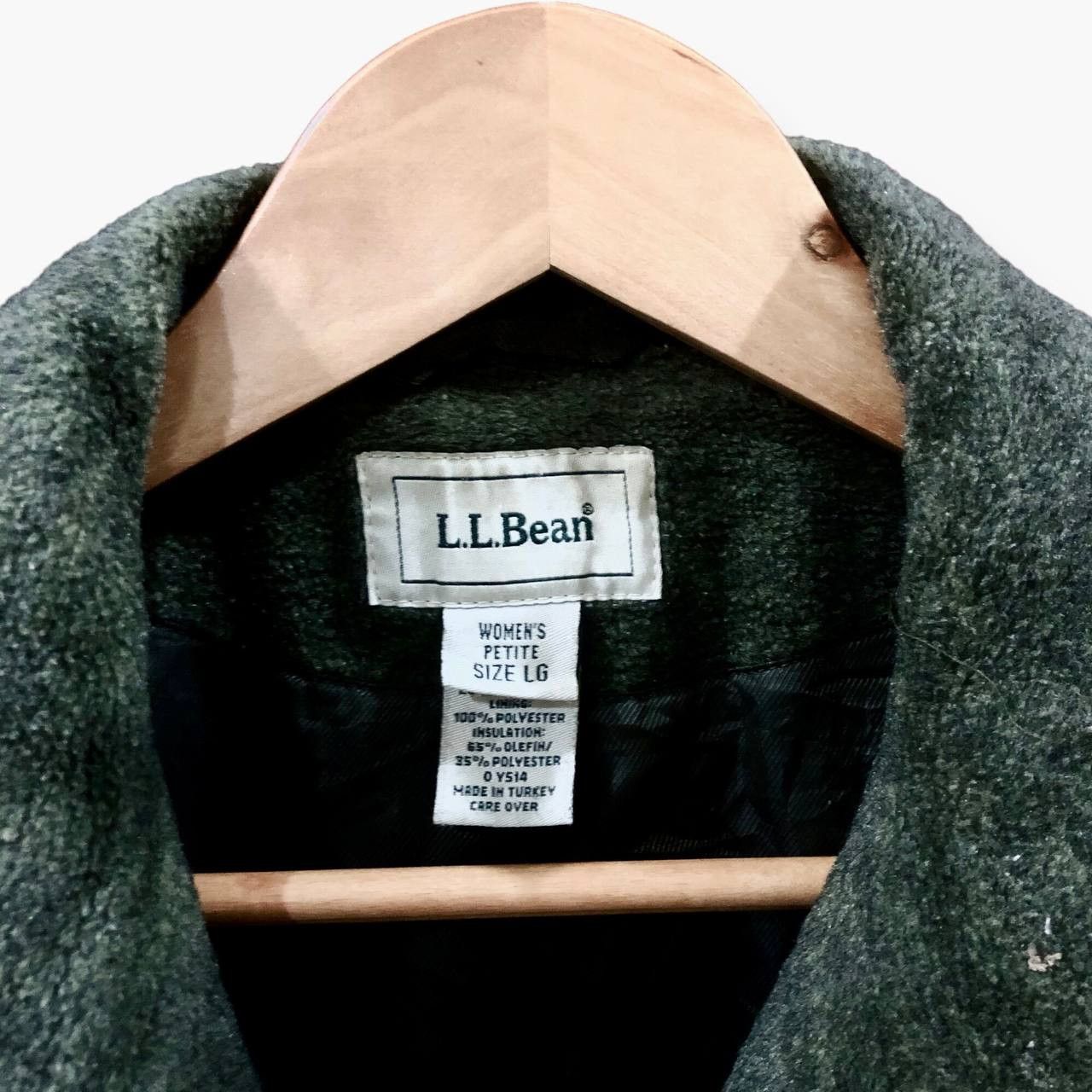L.L. Bean × Vintage L.L.BEAN WOOL BUTTON UP JACKET Size L / US 10 / IT 46 - 2 Thumbnail