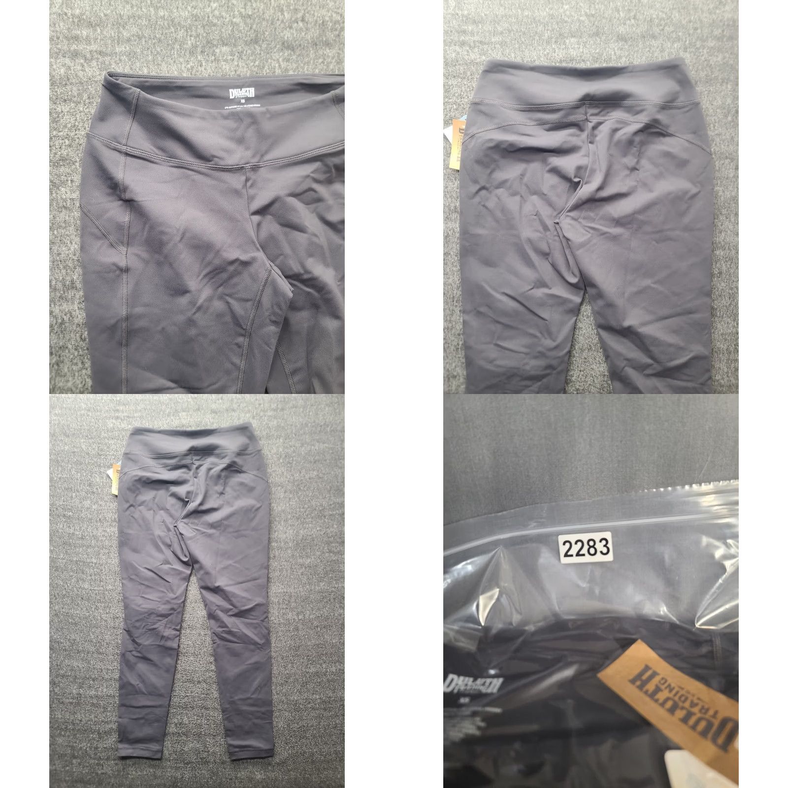 Vintage Duluth Leggings Womens XS Regular Fit Stretch Activewear Cotton Nylon Spandex Gray Size 26" / US 2 / IT 38 - 8 Thumbnail