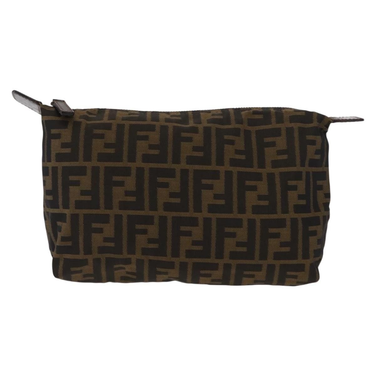 Fendi Fendi Logo Zucca Clutch PVC Leather Size ONE SIZE - 1 Thumbnail