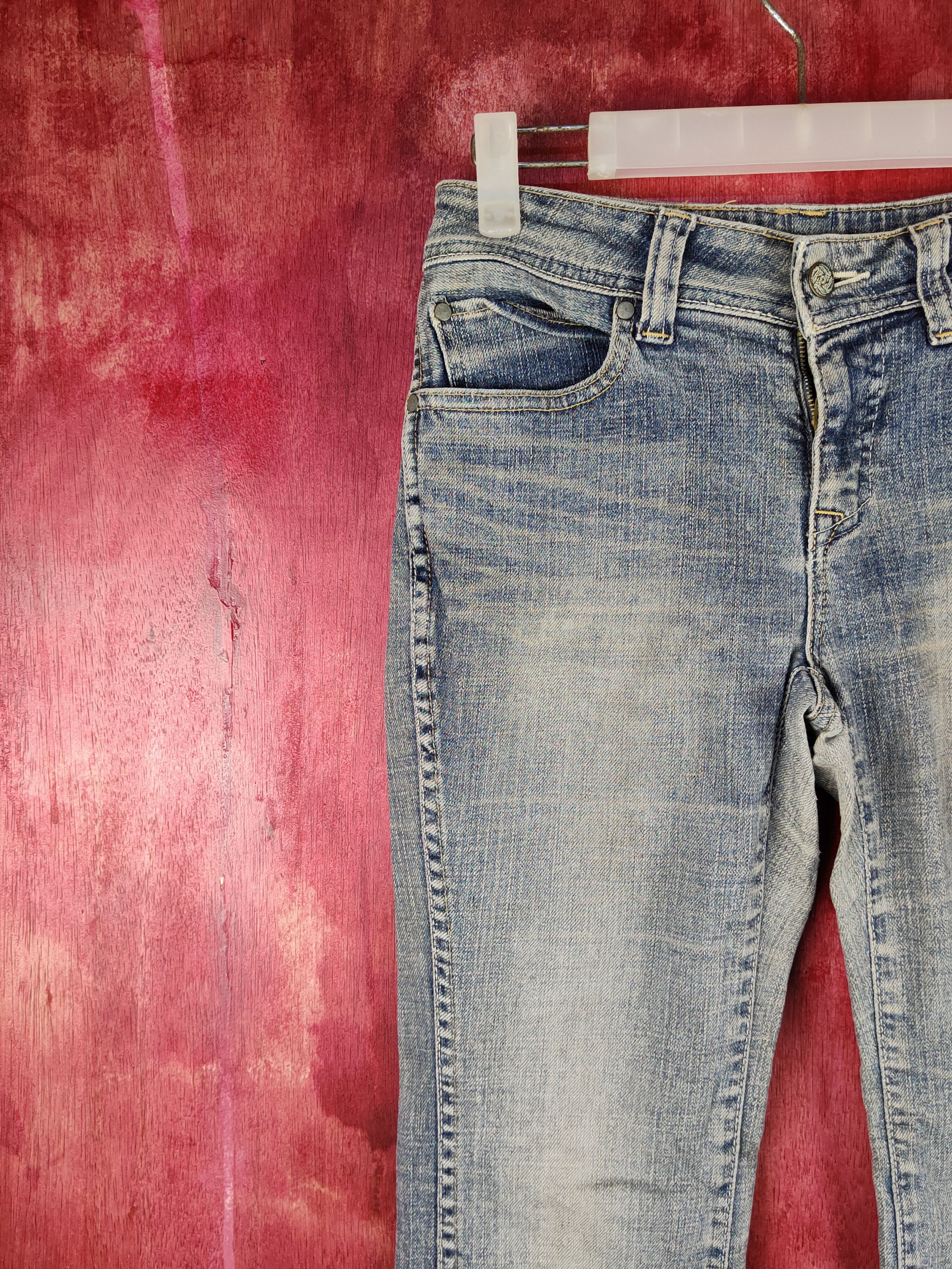 Japanese Brand DL Georgia Love Blue Faded Multipocket Denim #S1582 Size 26" / US 2 / IT 38 - 3 Thumbnail
