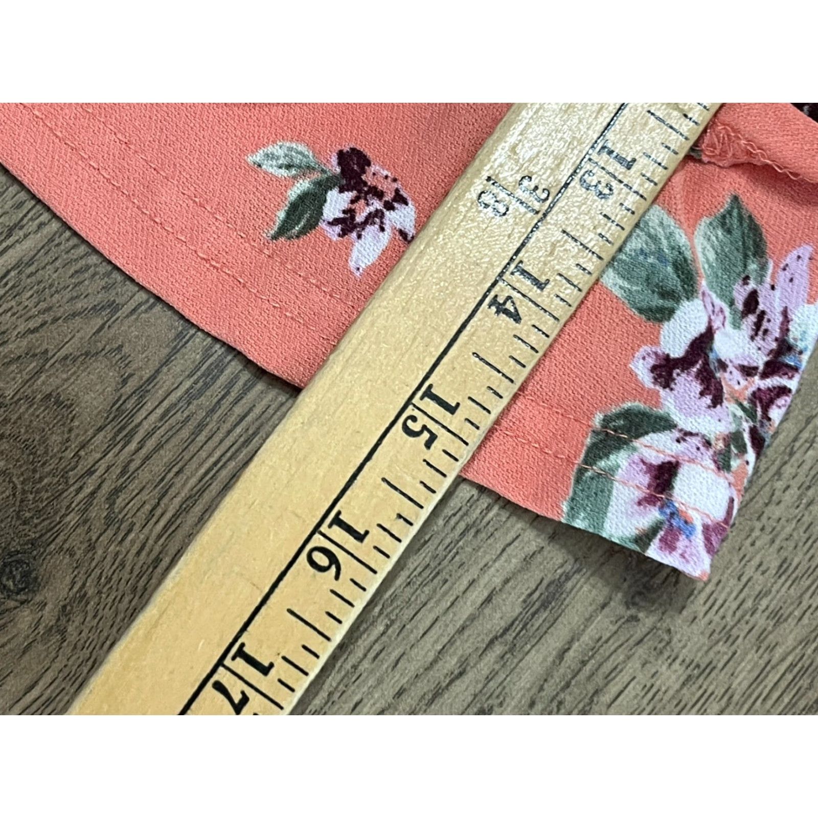 Vintage No Comment Shirt Women's L Pink White Purple Floral Off Shoulder Shirt Size L / US 10 / IT 46 - 5 Thumbnail