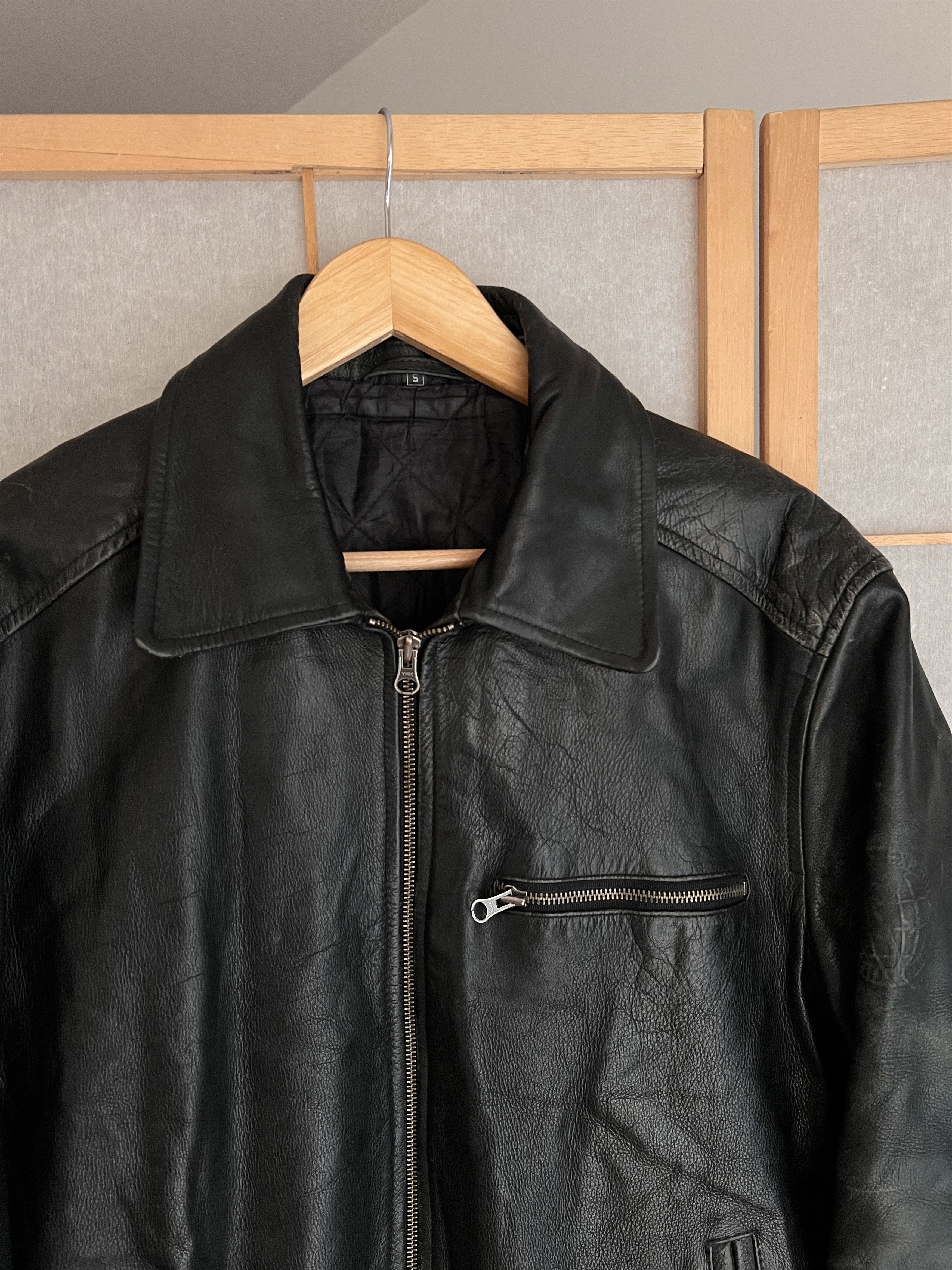Genuine Leather 14th Addiction Yohji Yamamoto style leather jacket LGB Boxy Size US S / EU 44-46 / 1 - 11 Thumbnail
