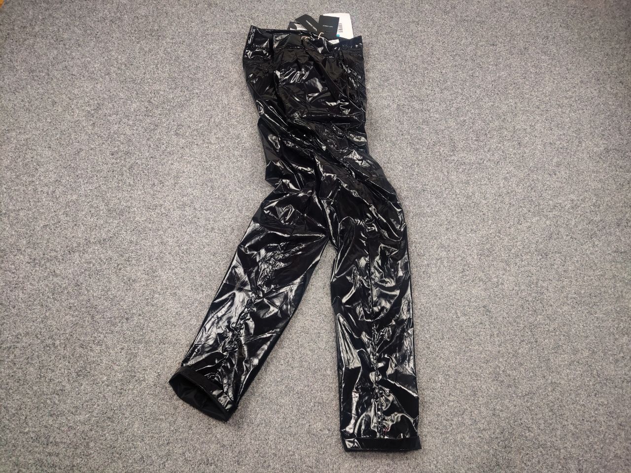 Dolce & Gabbana Dolce & Gabbana New Pants Shining lacquer Nylon Men Trouser Size US 32 / EU 48 - 2 Thumbnail