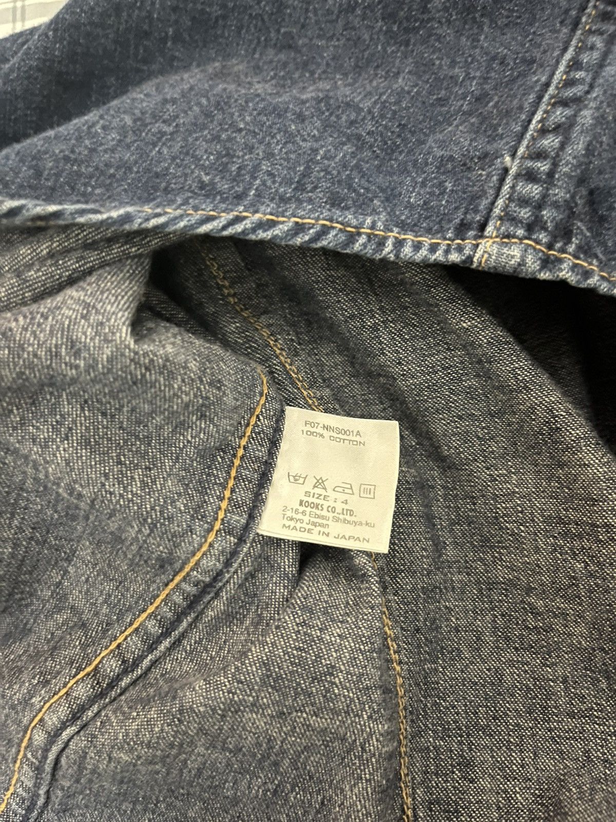 Number (N)ine AW07 Denim Button Up Shirt Love God Murder FW07 Size US L / EU 52-54 / 3 - 5 Thumbnail