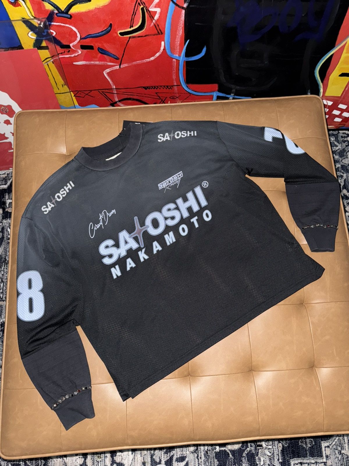 Satoshi Nakamoto Satoshi nakamoto logo mesh jersey Size US L / EU 52-54 / 3 - 1 Thumbnail