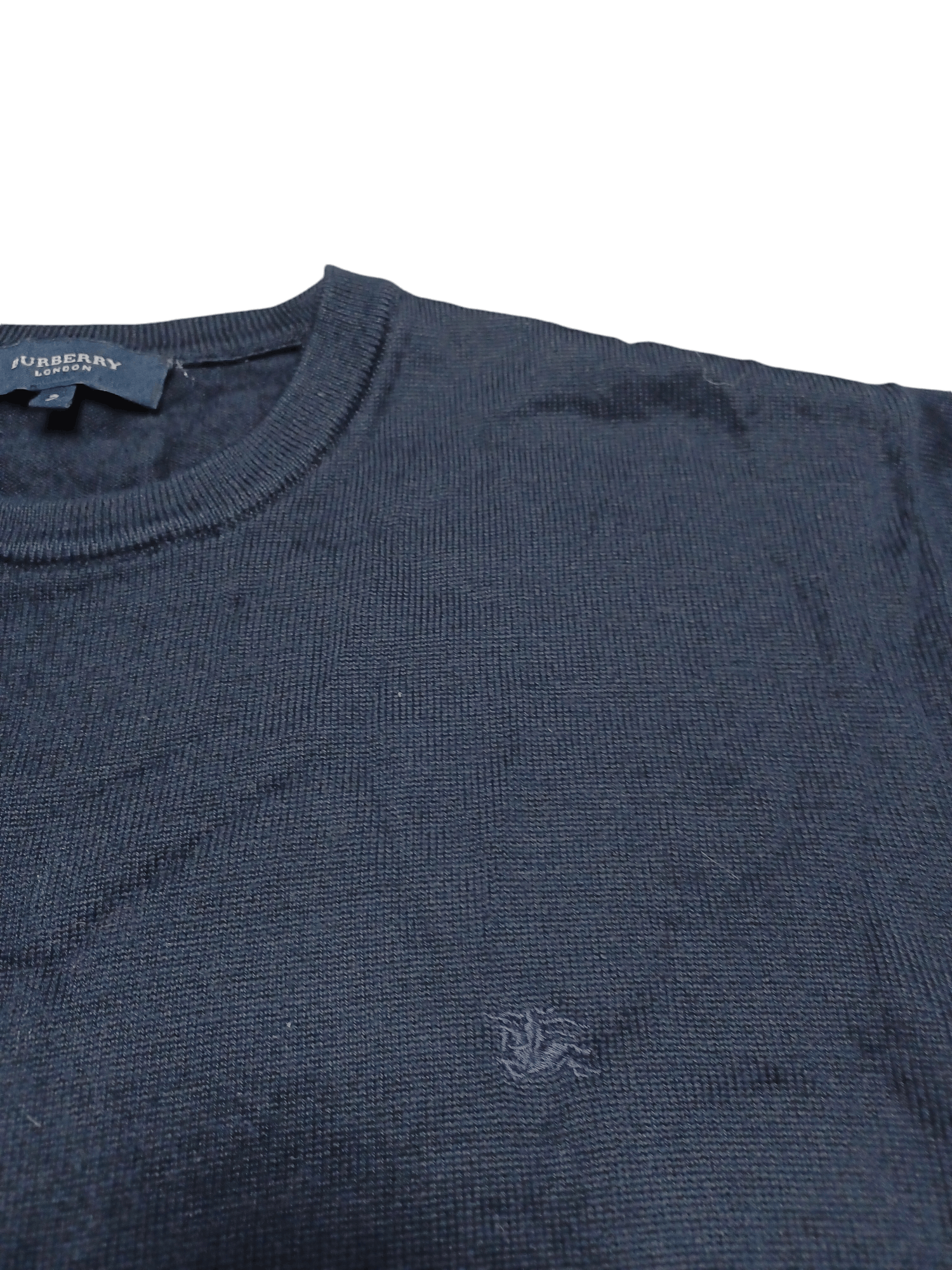 Burberry BURBERRY LONDON VINTAGE WOOL LUXURY SWEATER Size US XL / EU 56 / 4 - 2 Thumbnail