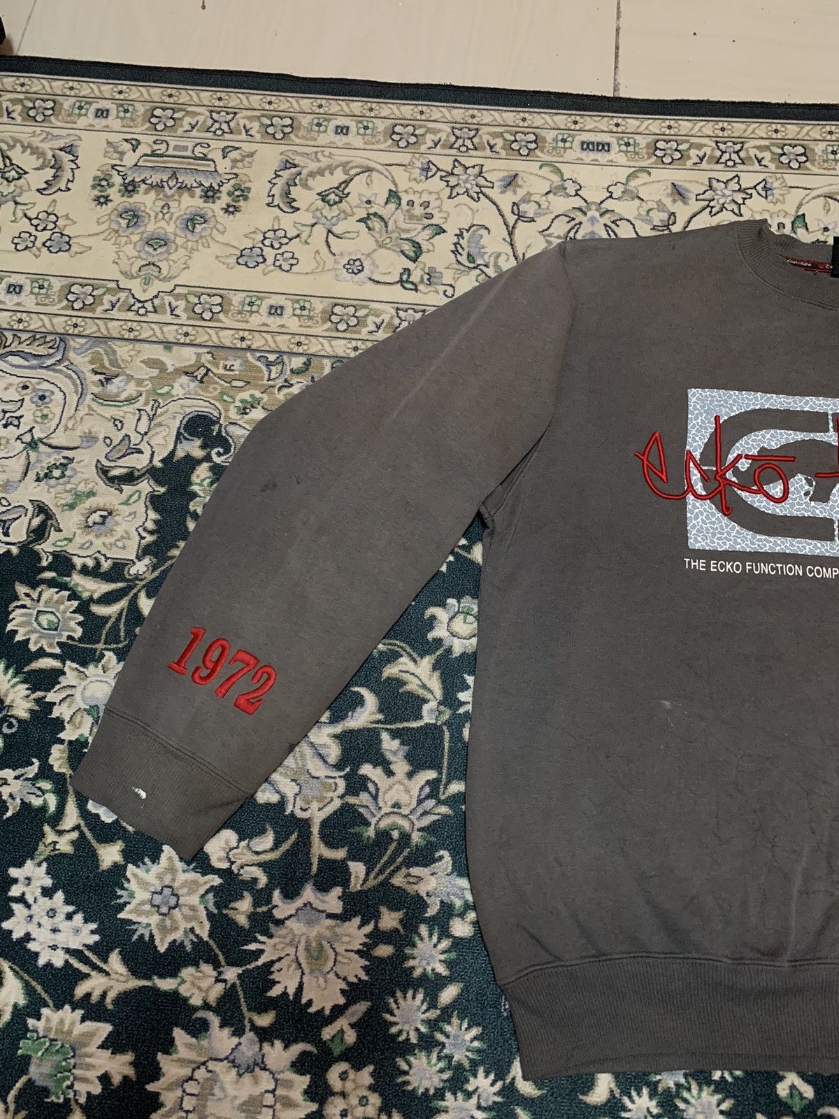 Ecko Unltd. × Japanese Brand Y2K ECKO FUNCTION SWEATSHIRT RARE DESIGN Size US L / EU 52-54 / 3 - 4 Thumbnail