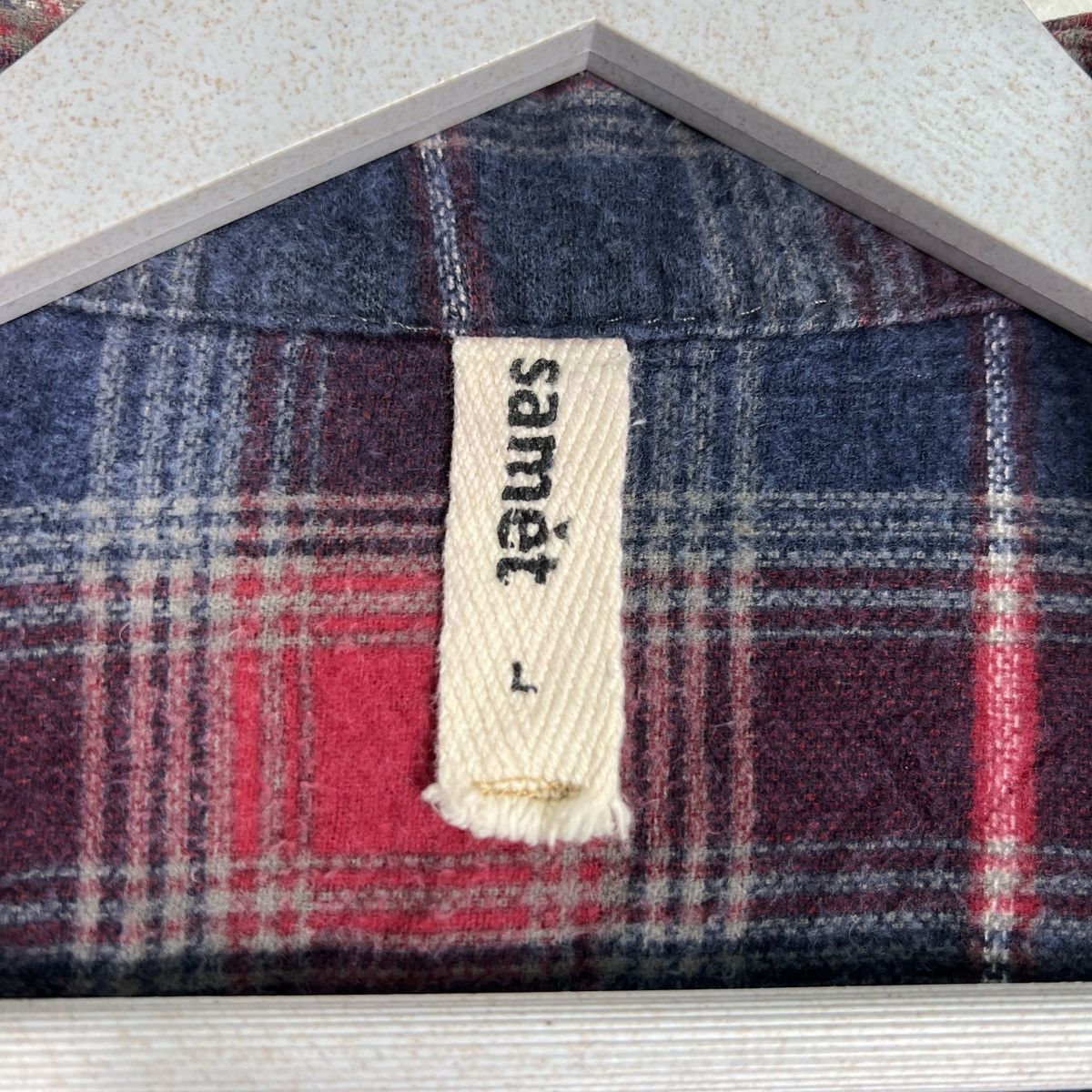 Japanese Brand 🔥 SAMET CHECK PLAID SHIRTS Size US M / EU 48-50 / 2 - 16 Thumbnail