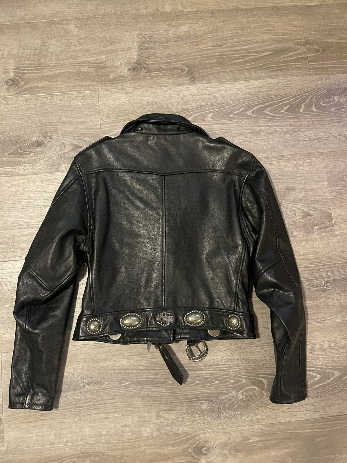 Harley Davidson HARLEY DAVIDSON HACIENDA LEATHER JACKET MED EXCELLENT CON Size M / US 6-8 / IT 42-44 - 12 Thumbnail