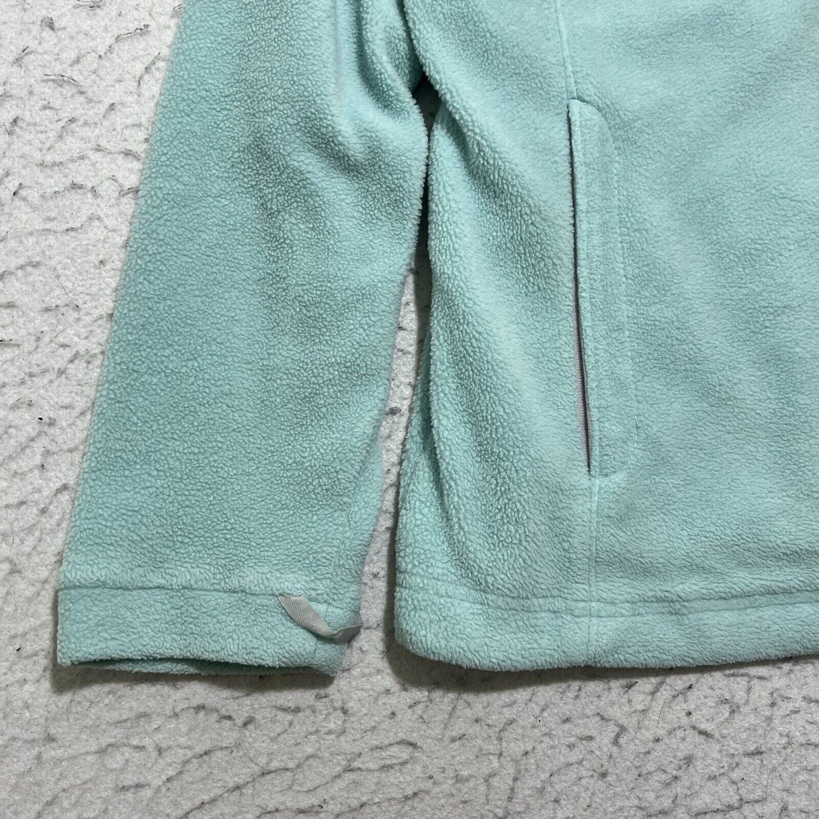 Columbia Columbia Full Zip Fleece Mock Neck Light Blue Sweatshirt Size L / US 10 / IT 46 - 5 Thumbnail