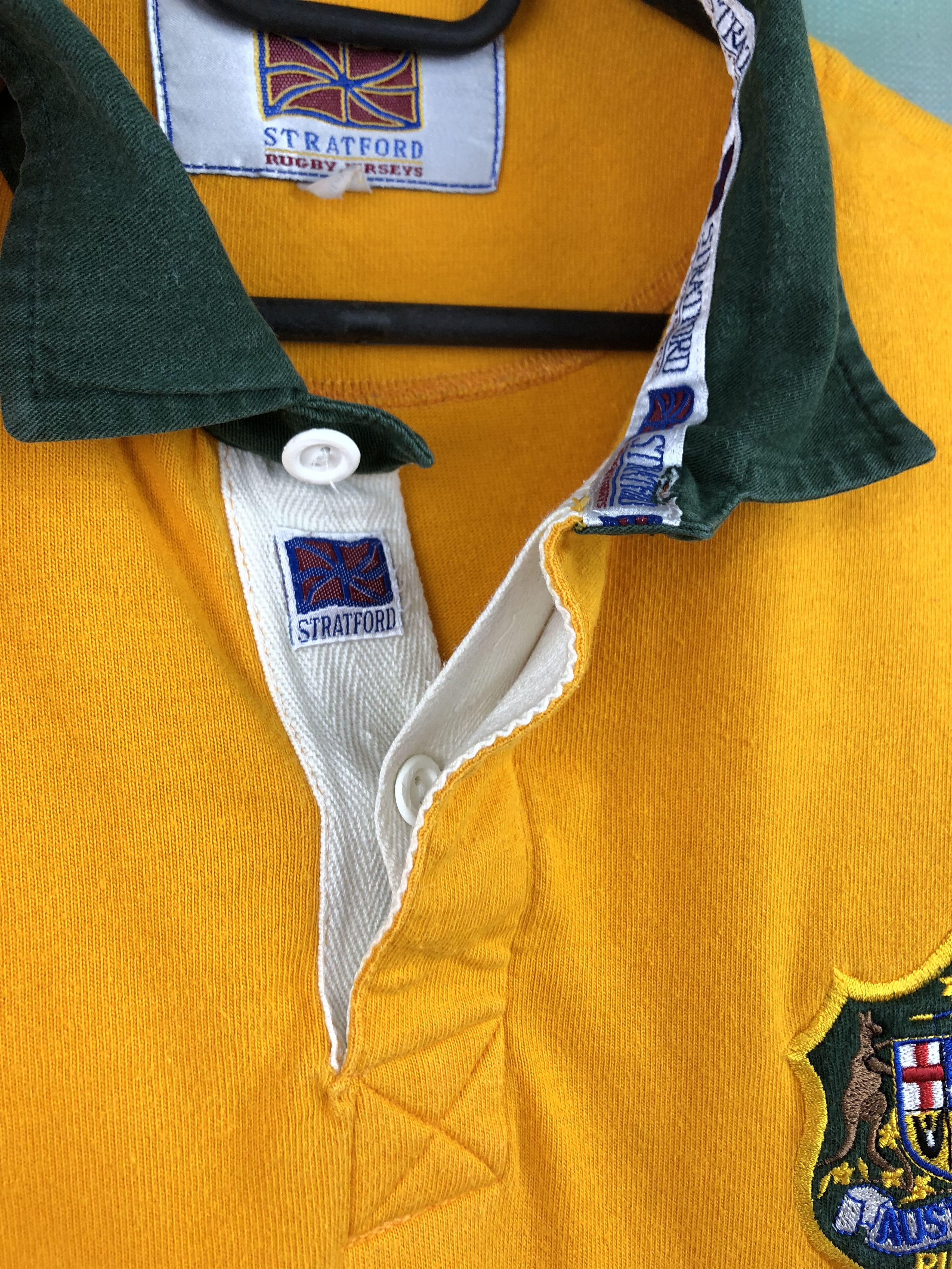 Vintage Vintage Australia Rugby Jersey Shirt Long Sleeve Rare Hype Size US XL / EU 56 / 4 - 5 Thumbnail