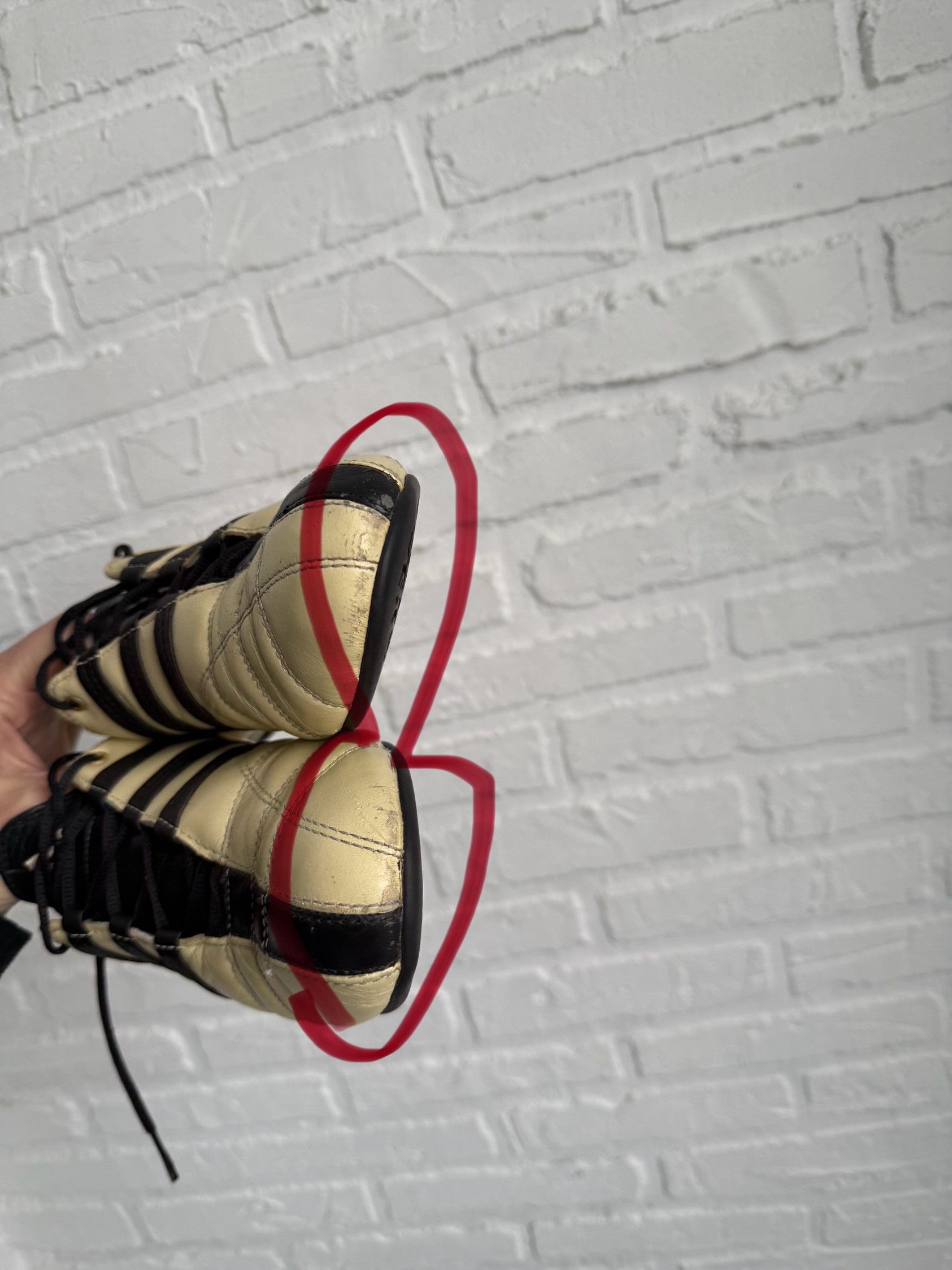 Adidas Vintage 2000s Adidas Taekwondo beige leather low sneakers Size US 7 / IT 37 - 14 Thumbnail