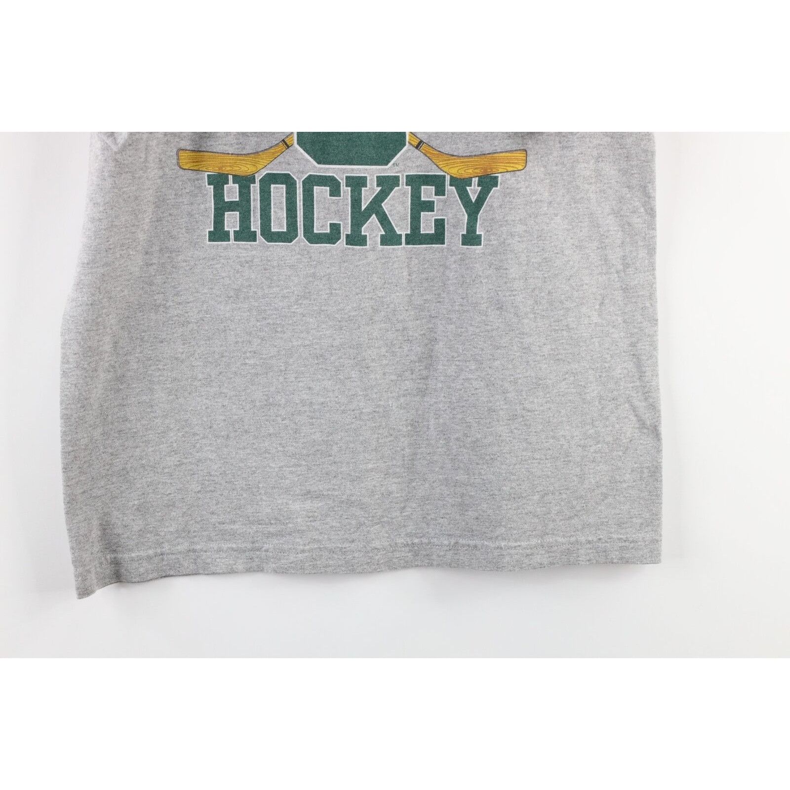 Vintage Vintage 90s Michigan State University Hockey T-Shirt Size US M / EU 48-50 / 2 - 3 Thumbnail