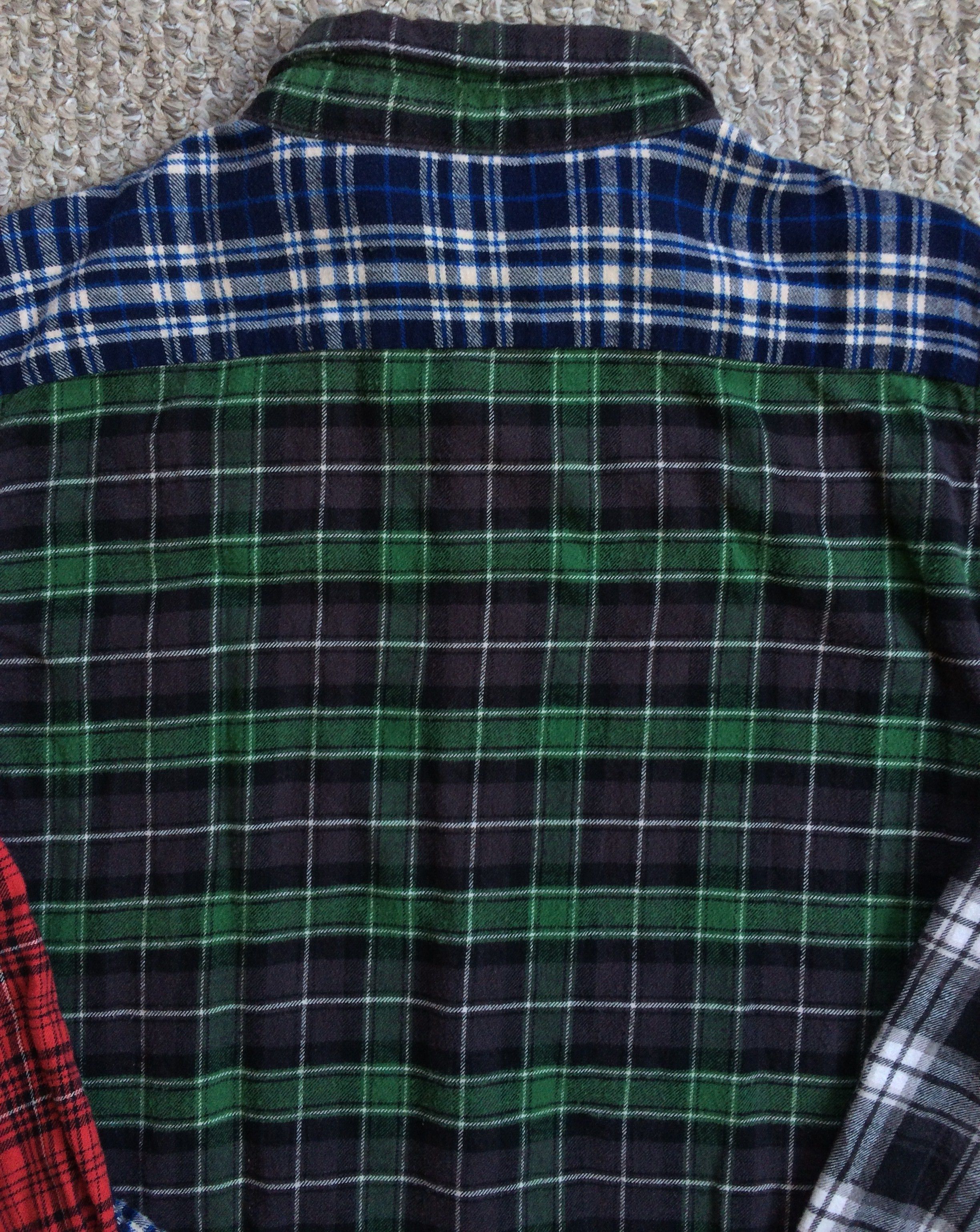 Japanese Brand RNA Rebuild Button Up Flannel Shirt Size US M / EU 48-50 / 2 - 6 Thumbnail